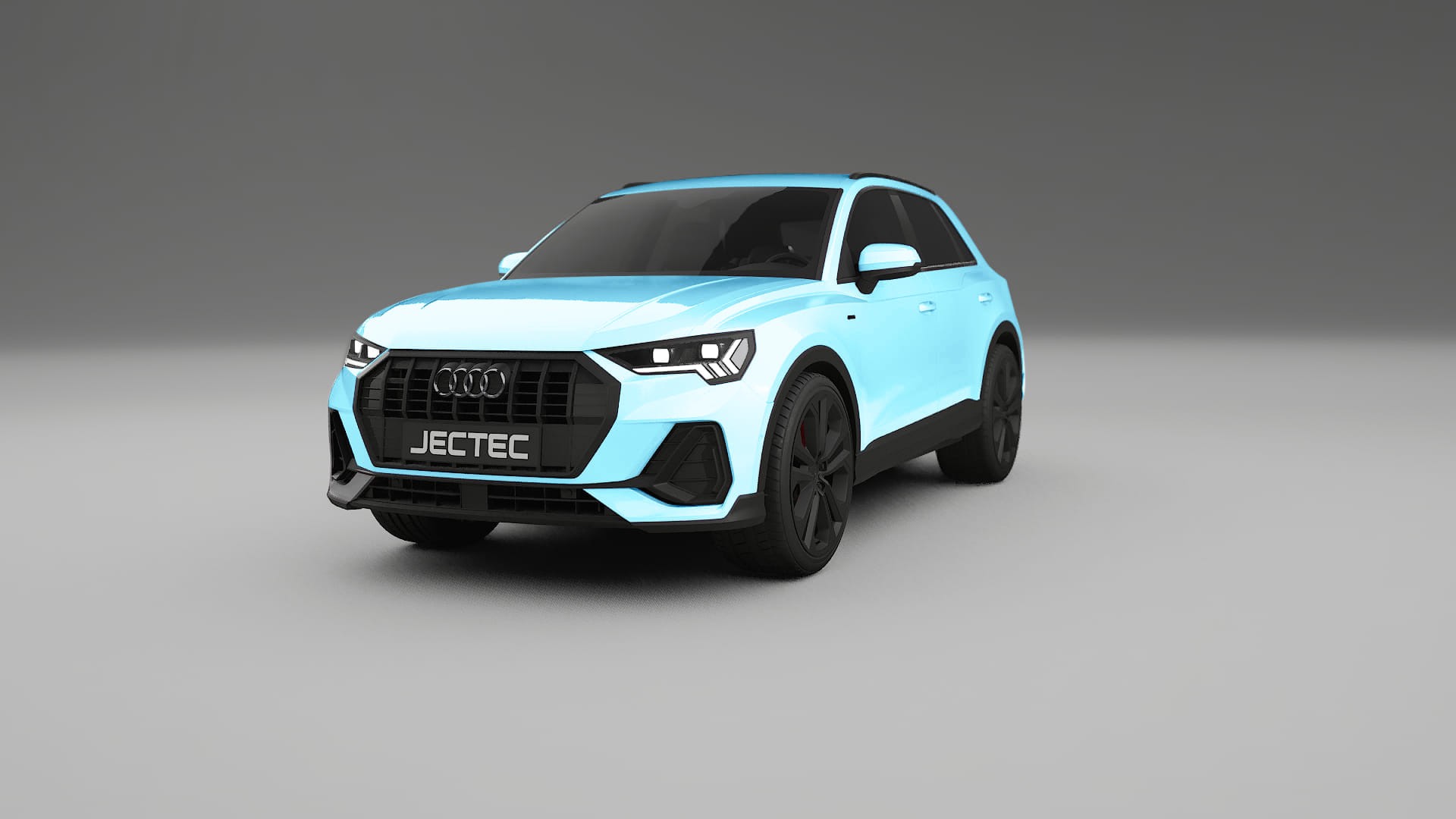 Audi Q3 S-Line F3 Ochranná Fólia Laku | CrystalGuard Transparentná PPF Kompletný Predrezaný Kit