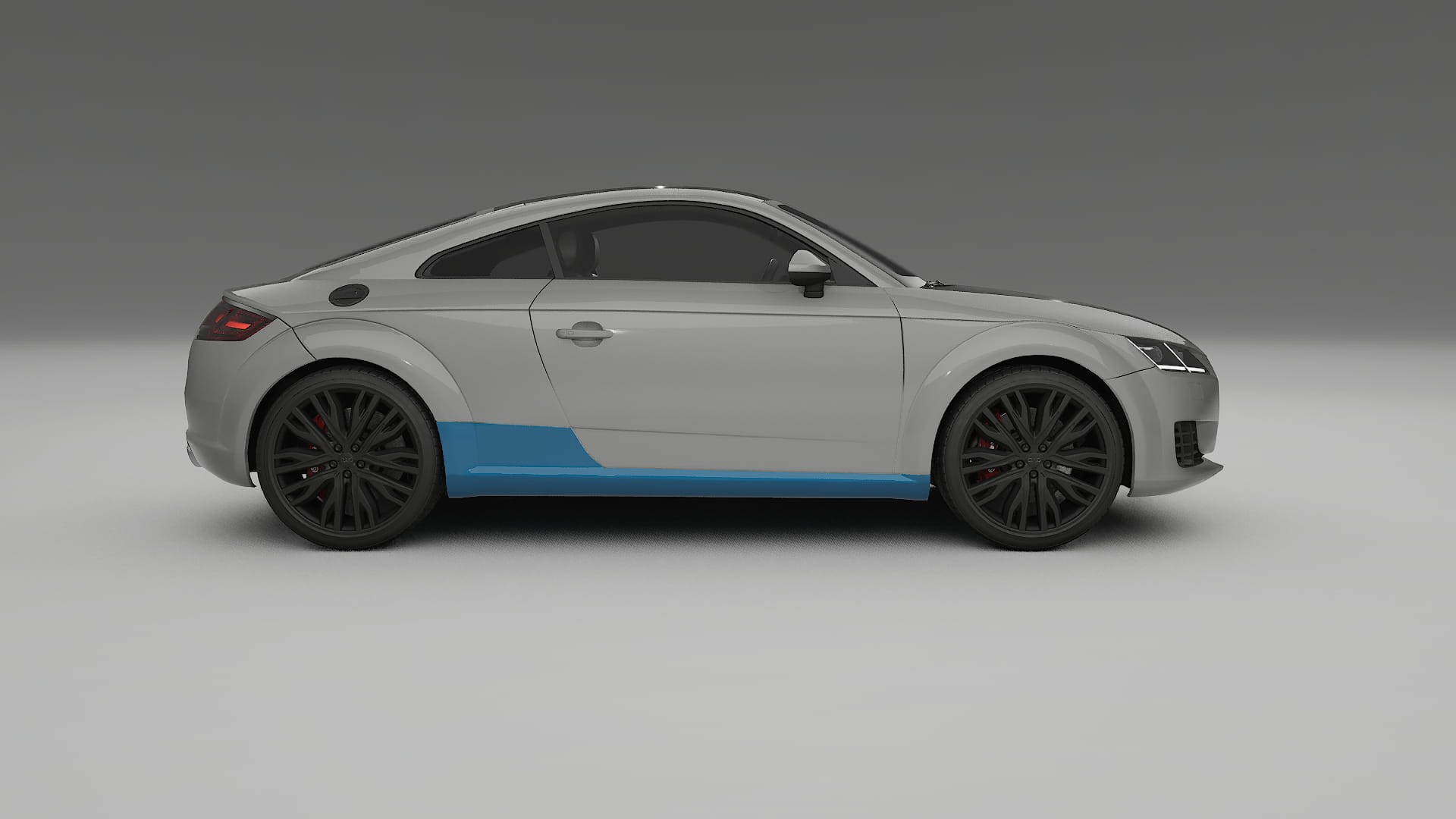 Audi TT Coupe 8S prefacelift Paint Protection Film | CrystalGuard Transparent PPF Full Pre-Cut Kit