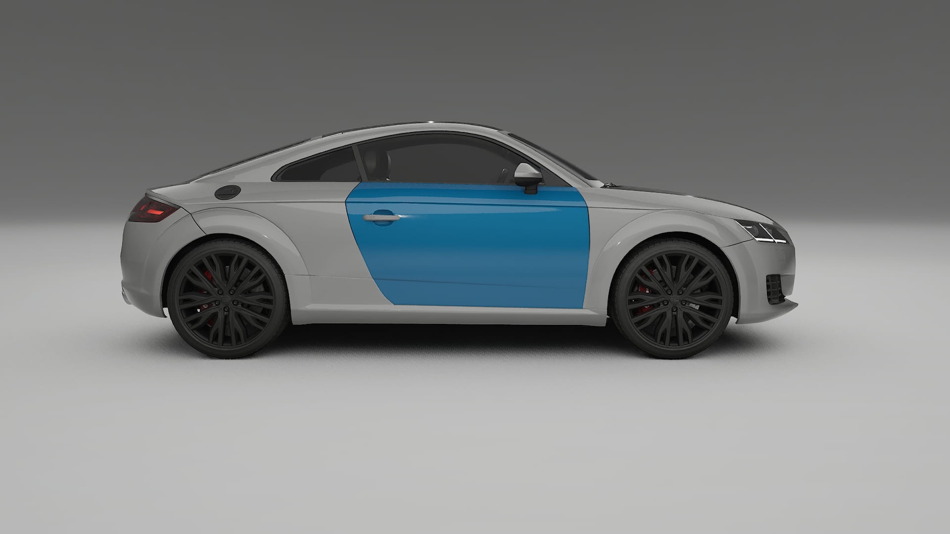 Audi TT Coupe 8S prefacelift Paint Protection Film | CrystalGuard Transparent PPF Full Pre-Cut Kit