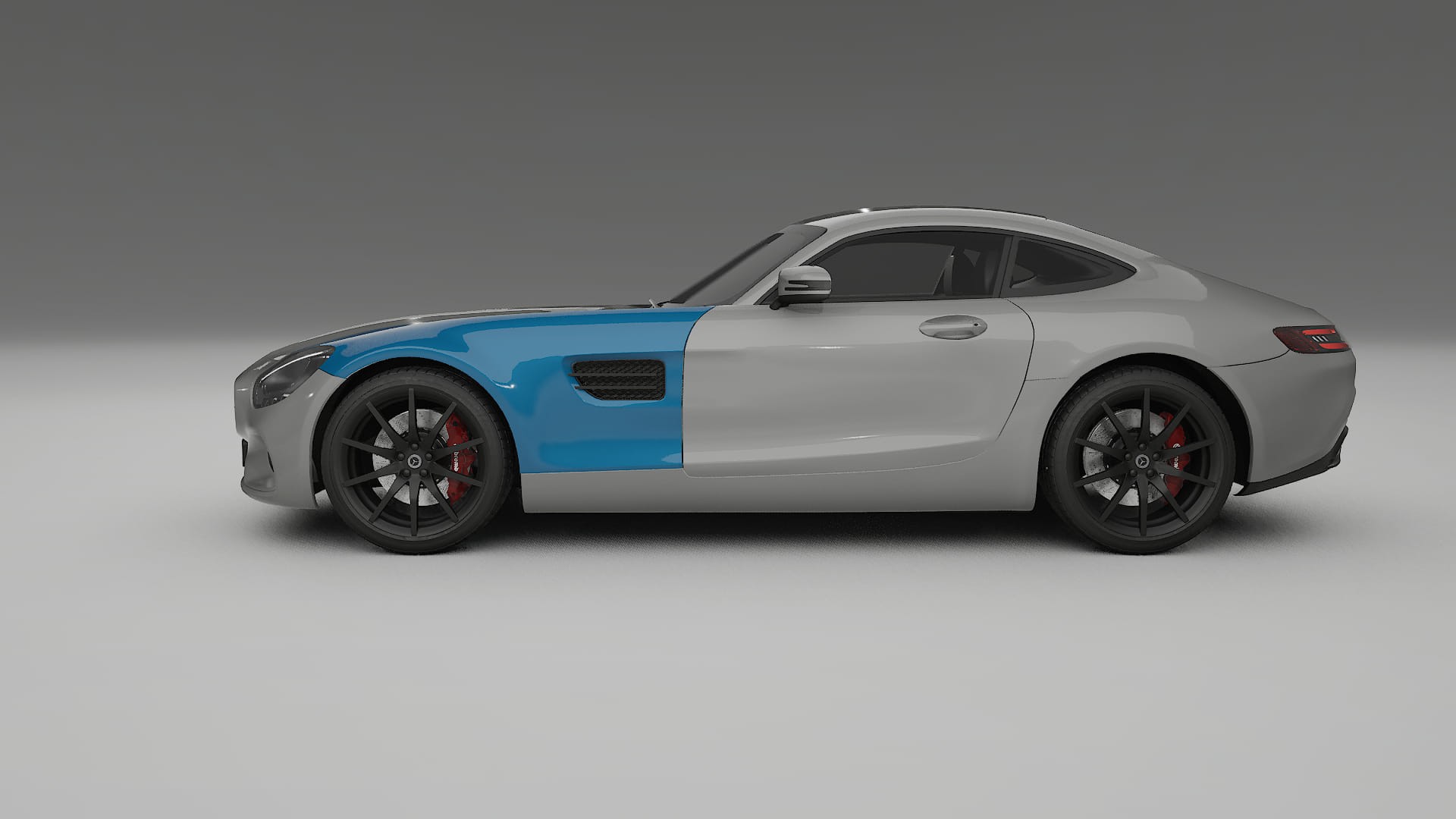 Mercedes AMG GT Coupe C192 Paint Protection Film | CrystalGuard Transparent PPF Full Pre-Cut Kit