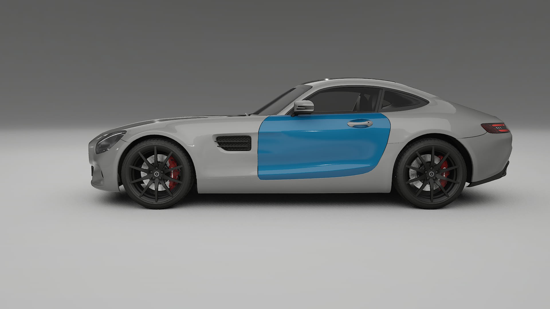 Mercedes AMG GT Coupe C192 Paint Protection Film | CrystalGuard Transparent PPF Full Pre-Cut Kit