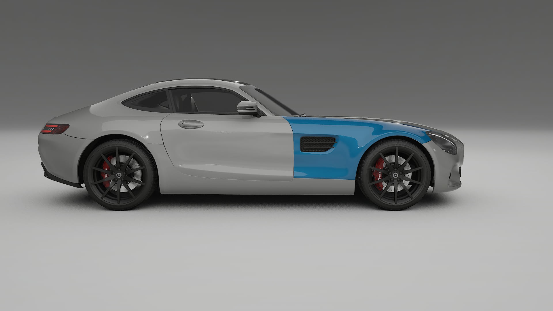 Mercedes AMG GT Coupe C192 Paint Protection Film | CrystalGuard Transparent PPF Full Pre-Cut Kit