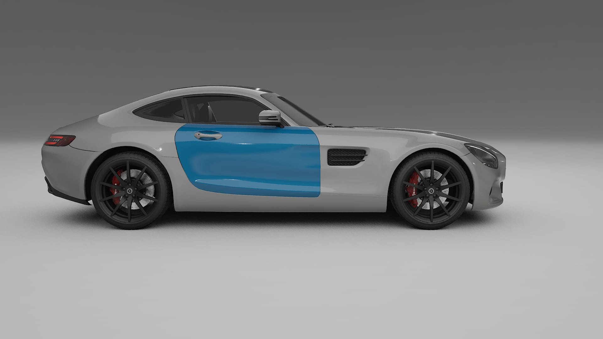 Mercedes AMG GT Coupe C192 Paint Protection Film | CrystalGuard Transparent PPF Full Pre-Cut Kit
