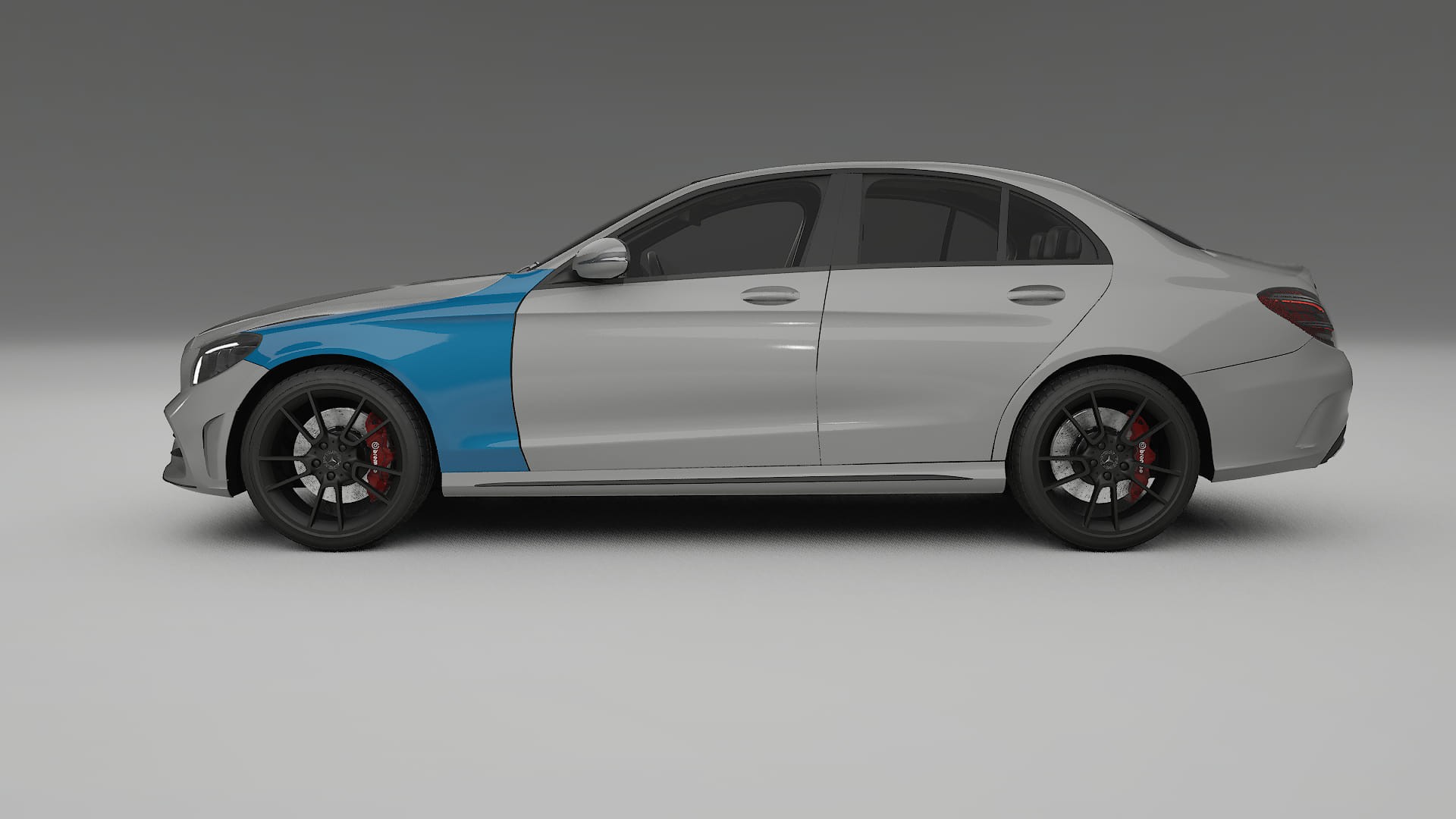 Mercedes C-Class W206 Paint Protection Film | CrystalGuard Transparent PPF Full Pre-Cut Kit