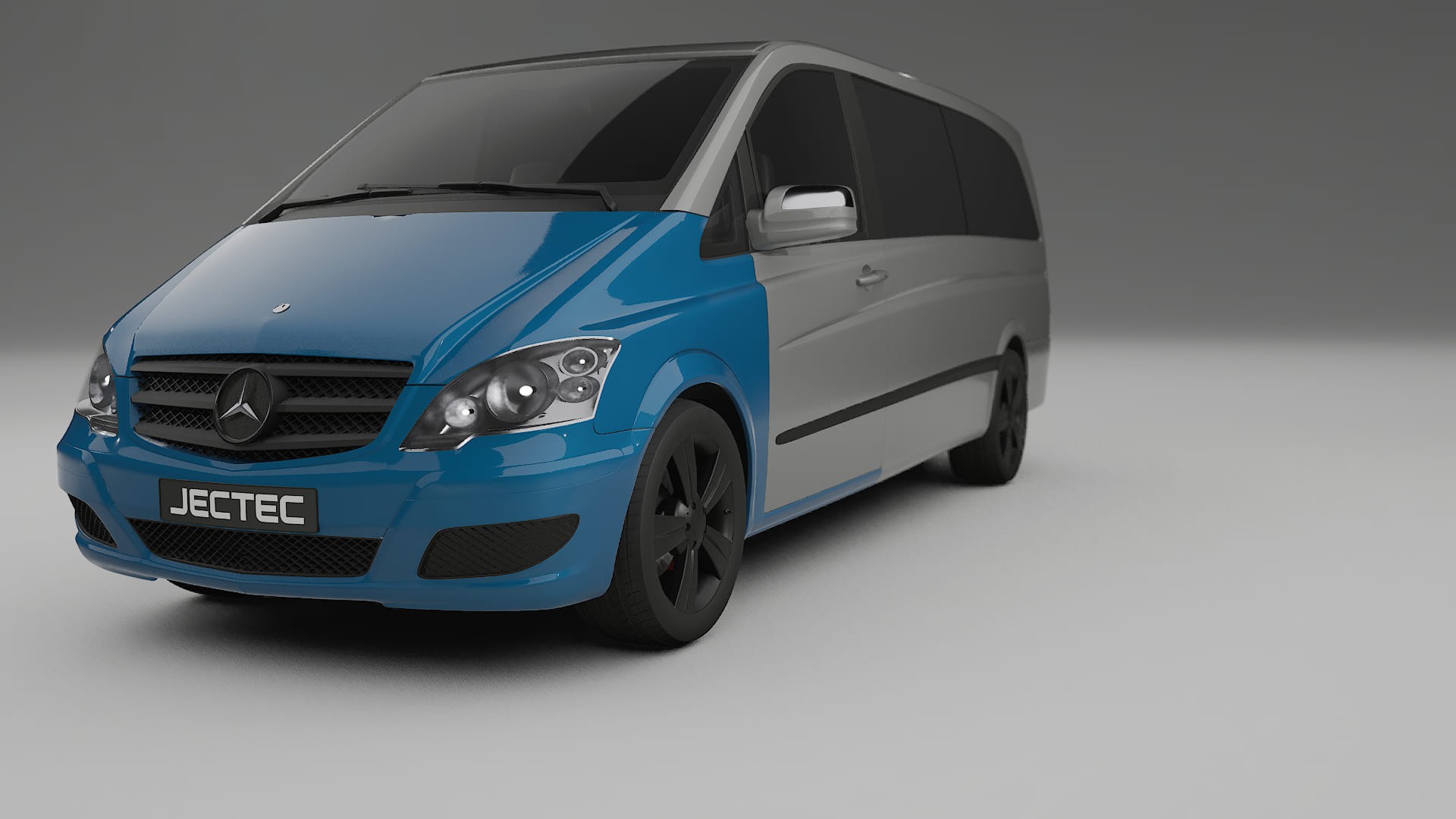 Mercedes Vito Short W639 facelift Paint Protection Film | CrystalGuard Transparent PPF Full Pre-Cut Kit 2