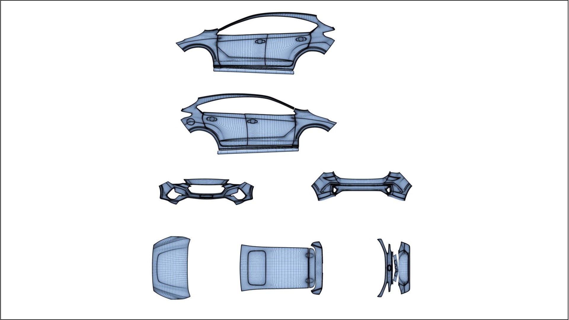 Subaru Impreza WRX Sti VA prefacelift Paint Protection Film | CrystalGuard Transparent PPF Full Pre-Cut Kit 2