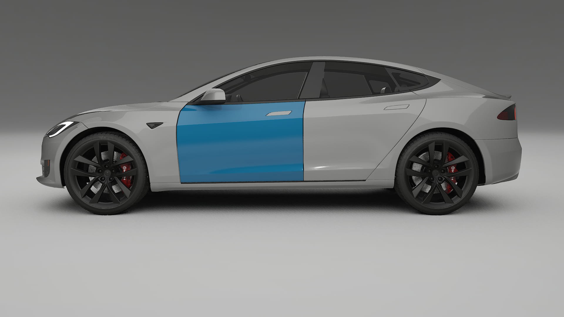 Tesla Model-S Refresh Ochranná Fólia Laku | CrystalGuard Transparentná PPF Kompletný Predrezaný Kit