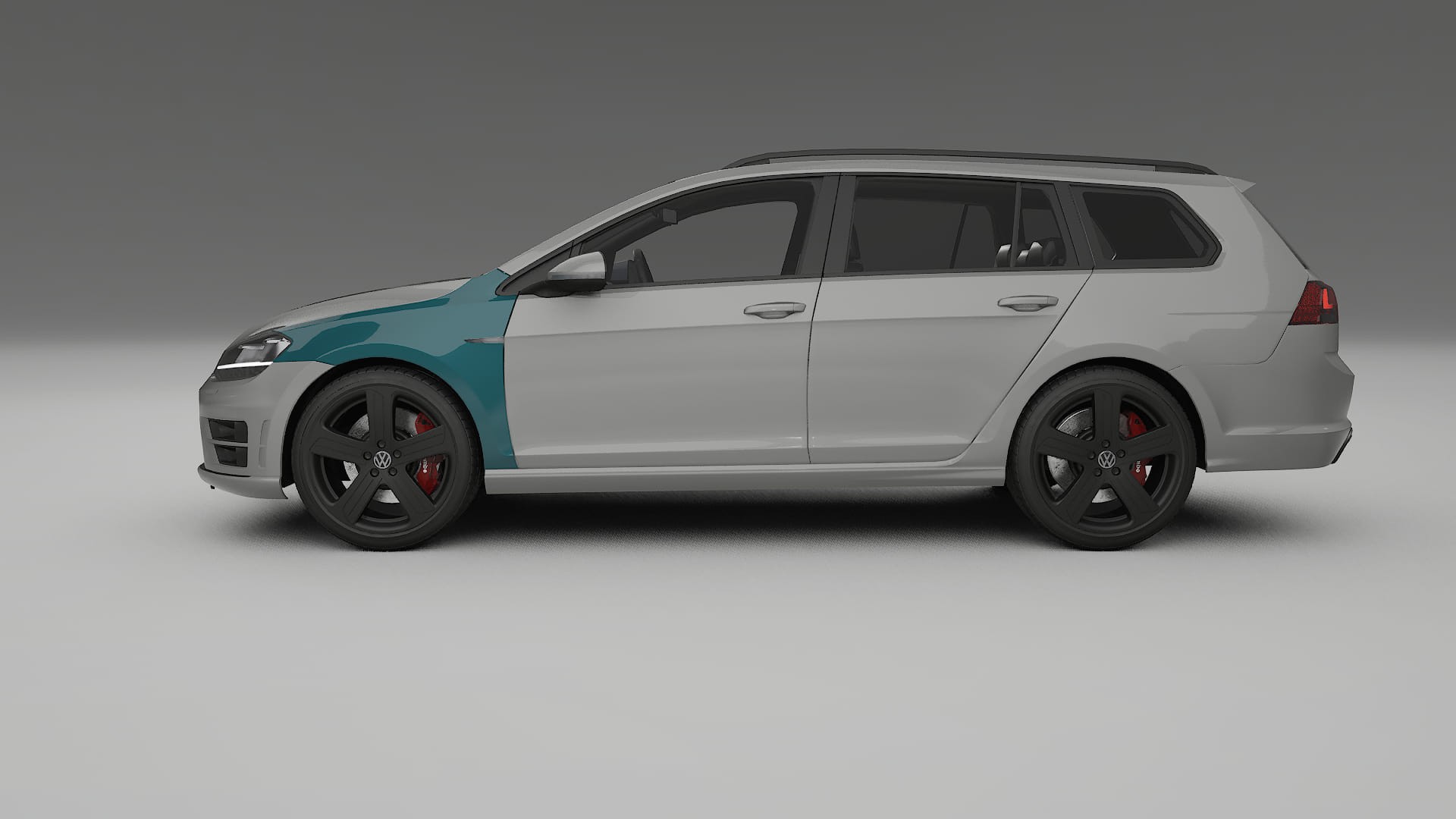 VW Golf Variant Mk7 Ochranná Fólia Laku | CrystalGuard Transparentná PPF Kompletný Predrezaný Kit
