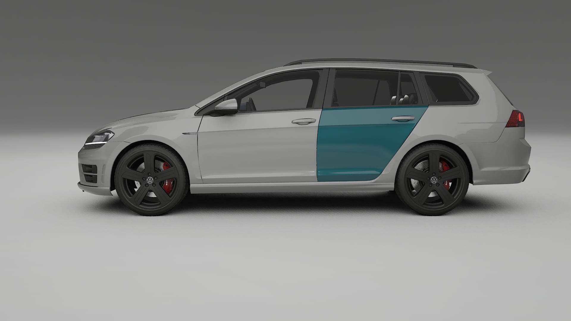 VW Golf Variant Mk7 Ochranná Fólia Laku | CrystalGuard Transparentná PPF Kompletný Predrezaný Kit