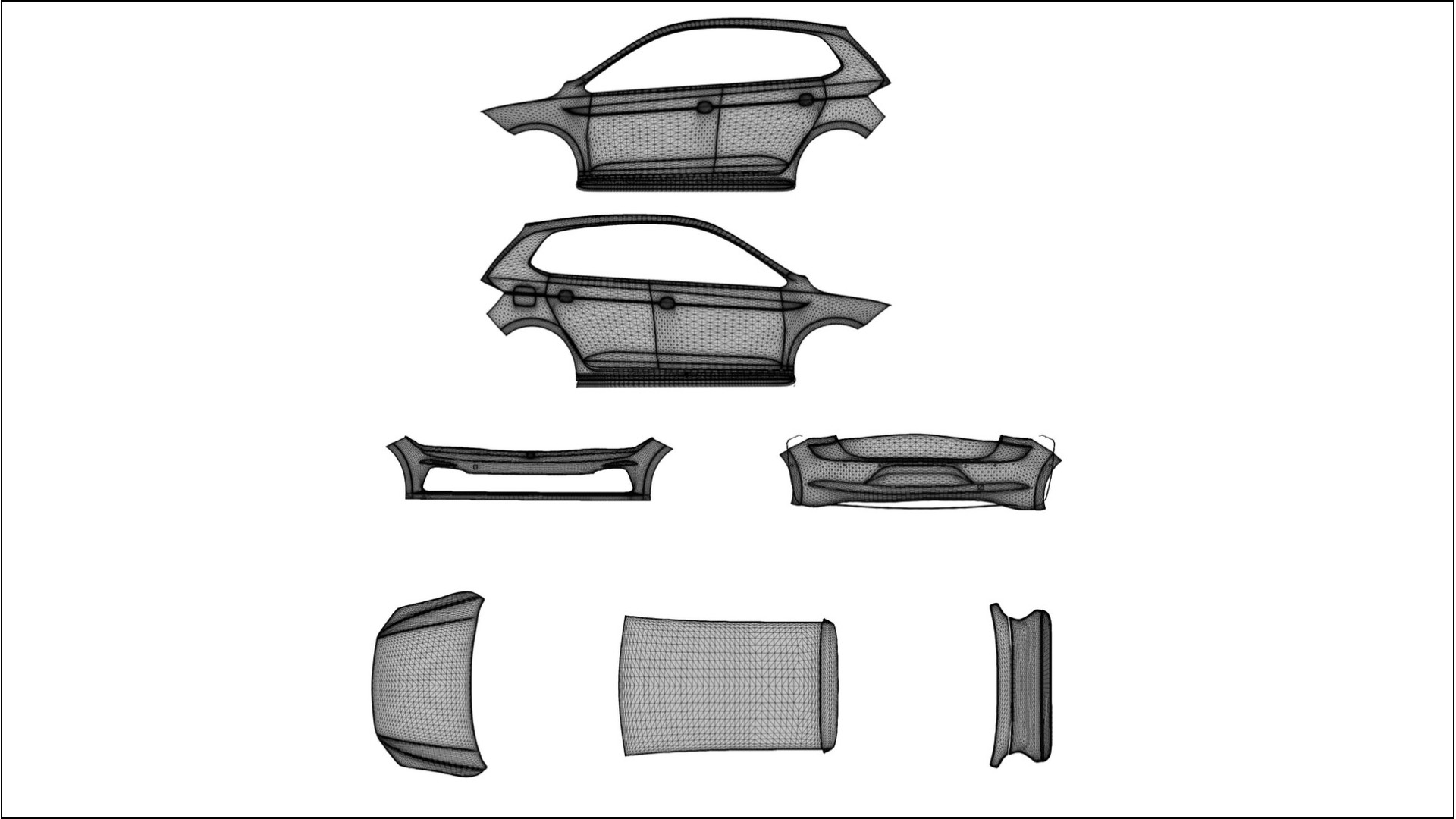 VW Transporter T5 Caravelle Paint Protection Film | CrystalGuard Transparent PPF Full Pre-Cut Kit 2