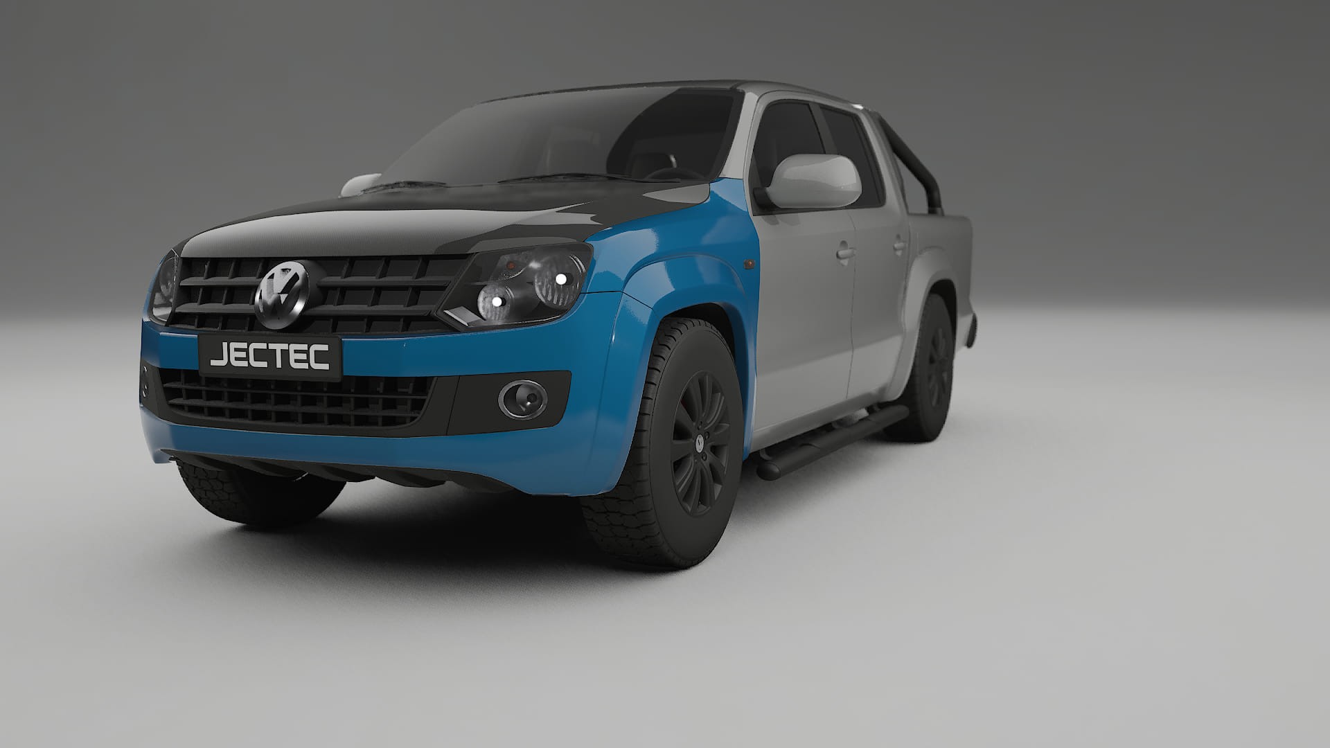 VW Amarok 2H | CrystalGuard PPF Predný kit s kapotou v karbónovom štýle