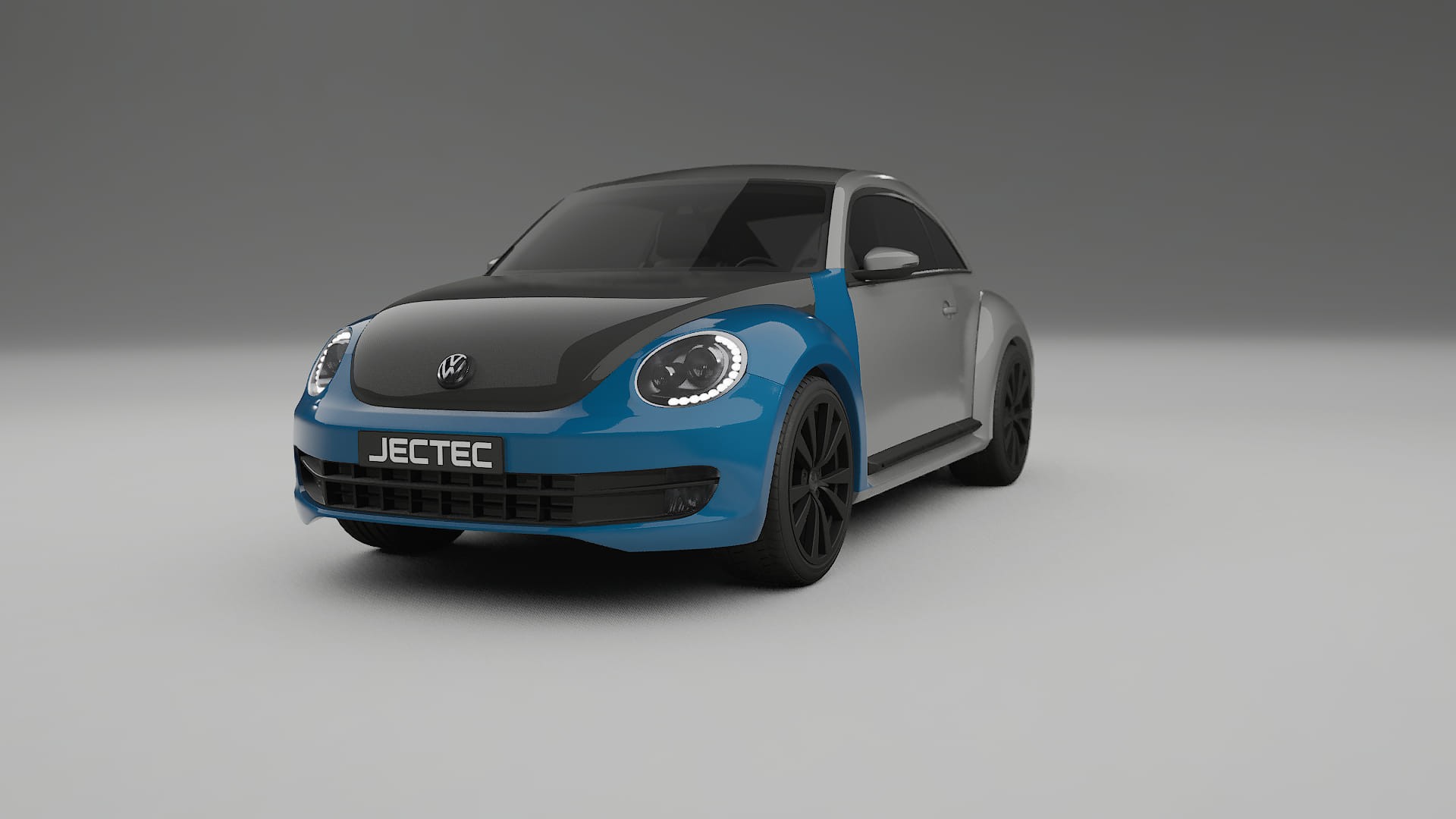 VW Beetle A5 prefacelift | CrystalGuard PPF Predný kit s kapotou v karbónovom štýle