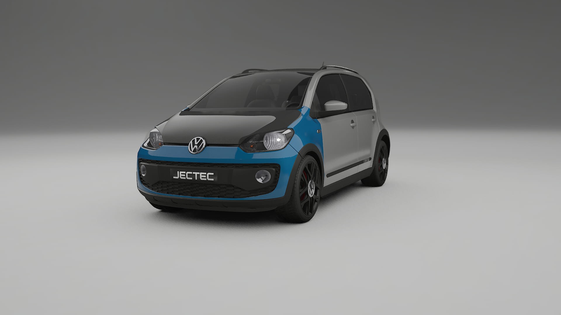VW Cross Up | CrystalGuard PPF Predný kit s kapotou v karbónovom štýle