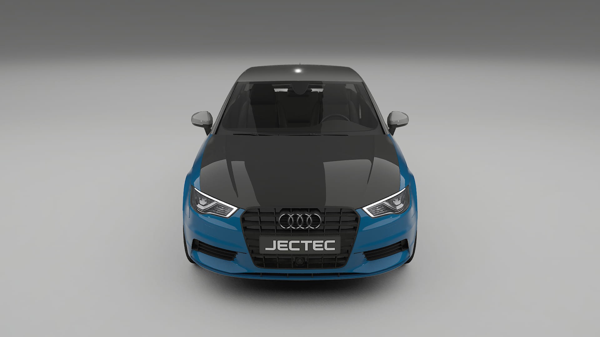 Audi A3 8V sedan prefacelift | CrystalGuard PPF Predný kit s kapotou v karbónovom štýle