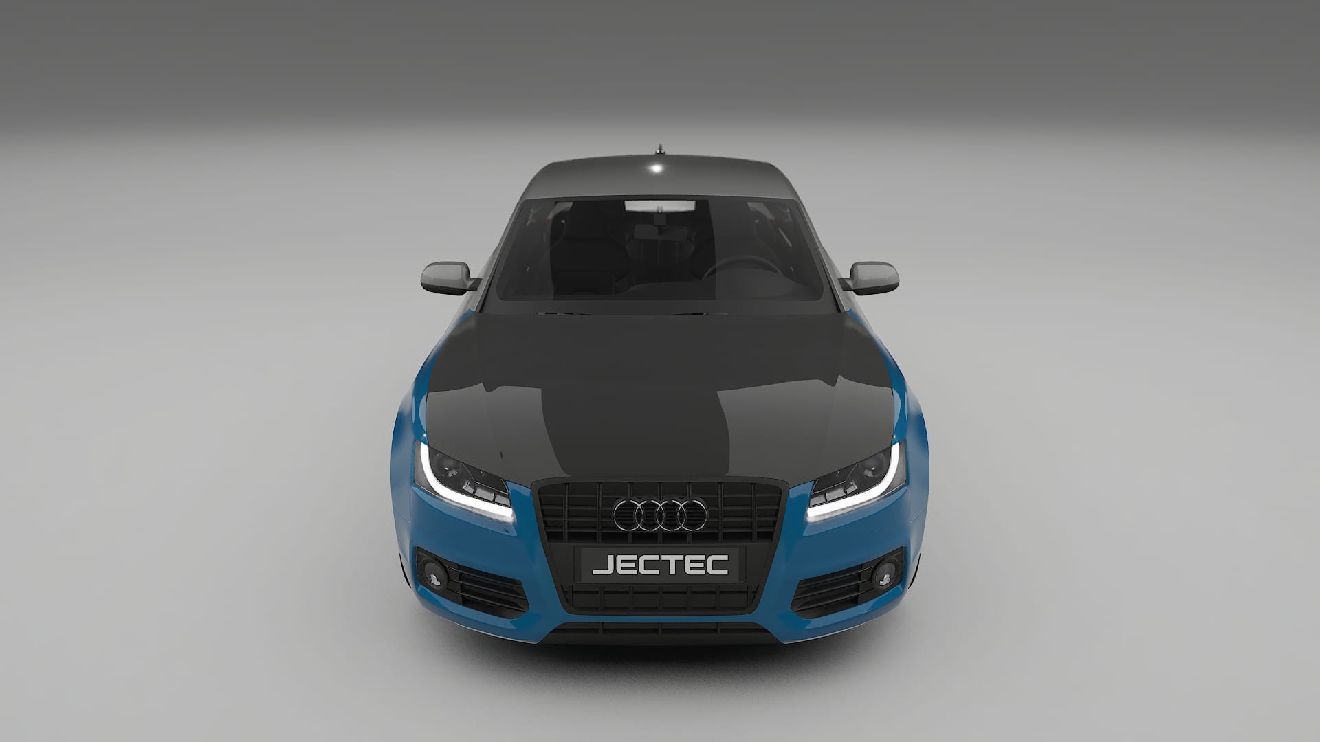 Audi A5 8T Sportback prefacelift | CrystalGuard PPF Predný kit s kapotou v karbónovom štýle