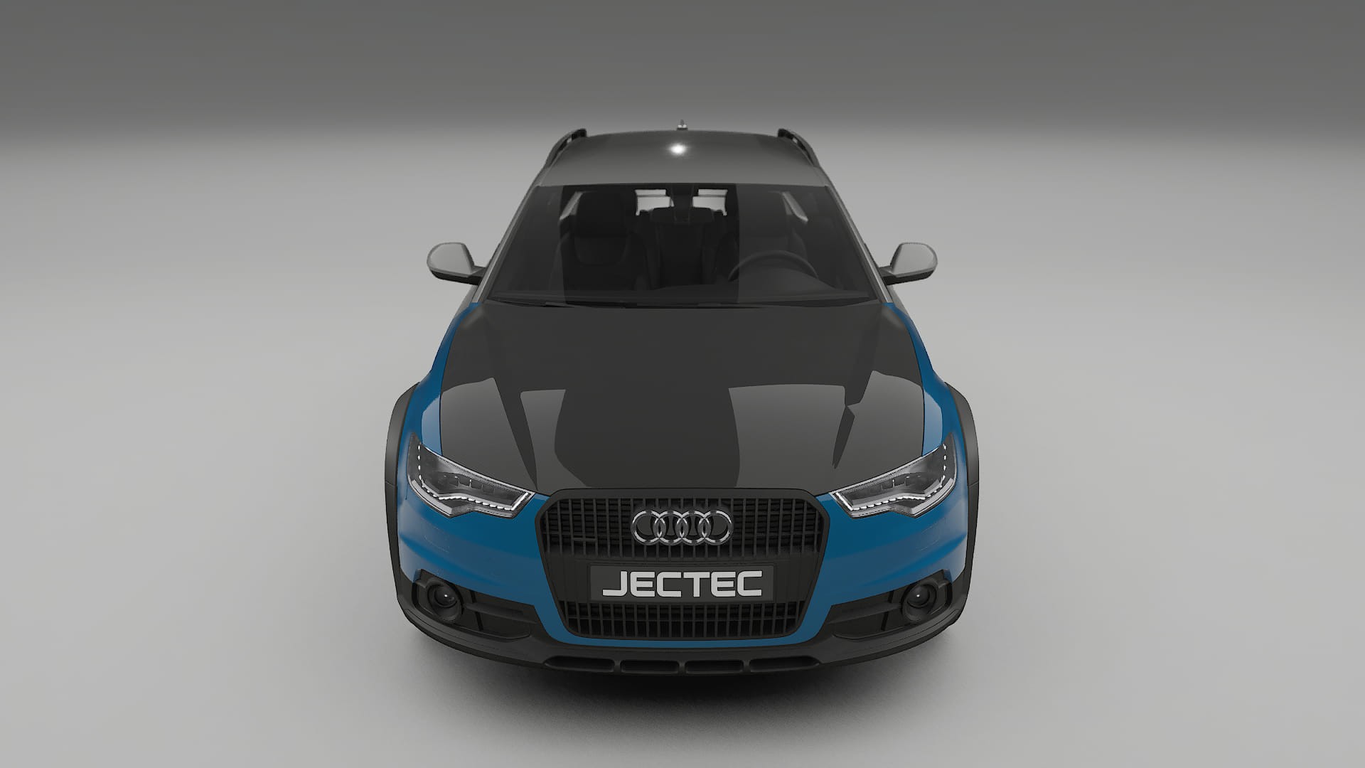 Audi A6 Allroad C7 prefacelift | CrystalGuard PPF Predný kit s kapotou v karbónovom štýle
