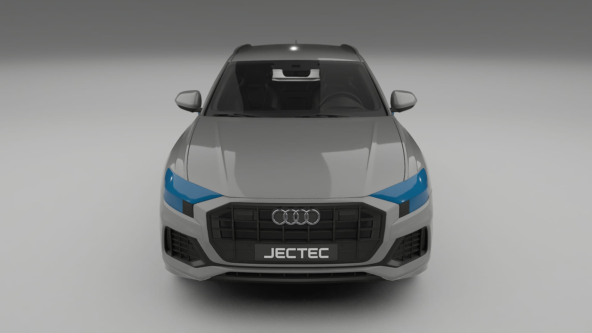 Audi Q8 F1 prefacelift | CrystalGuard PPF Predný kit s kapotou v karbónovom štýle