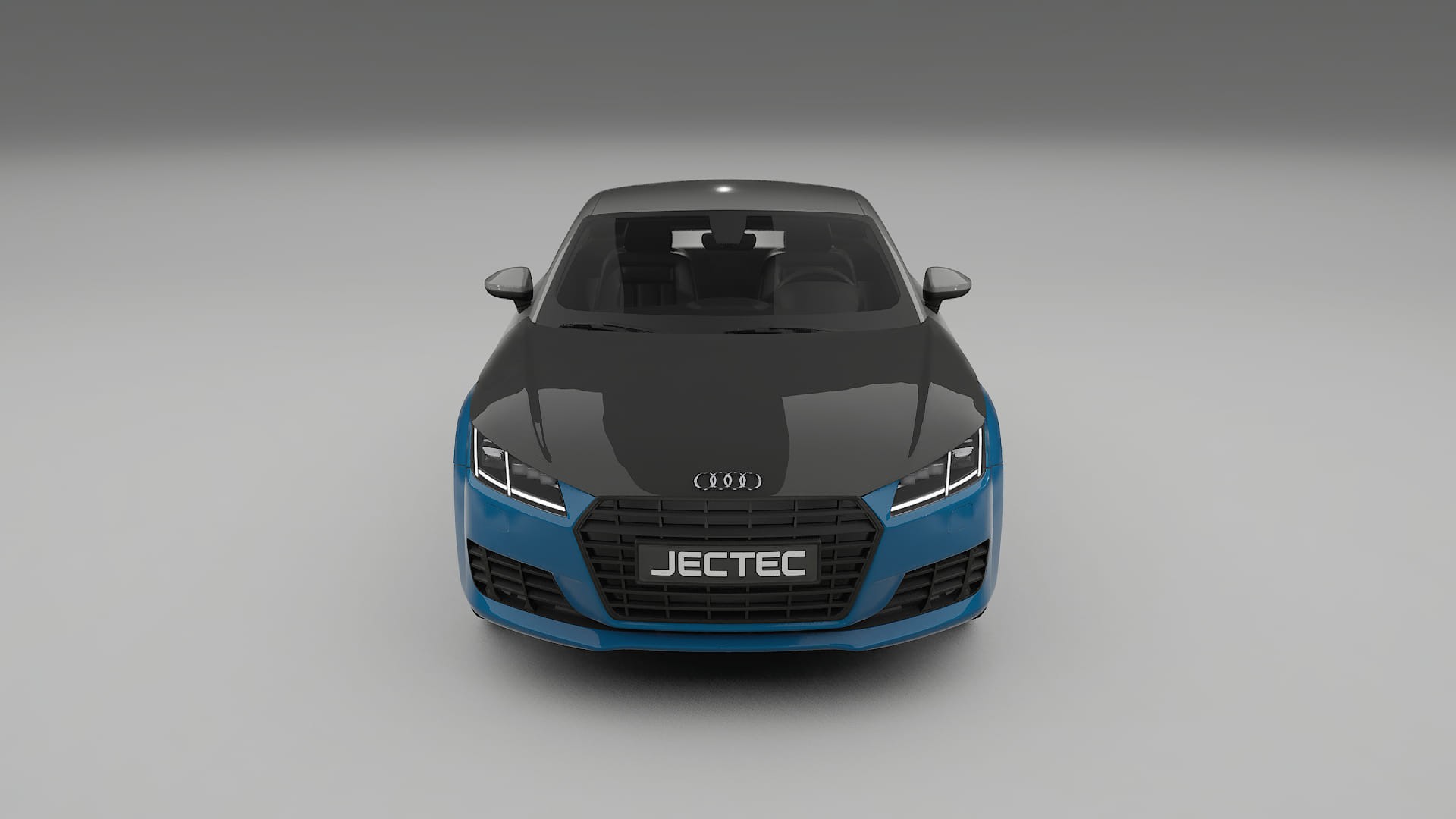 Audi TT coupe 8S prefacelift | CrystalGuard PPF Predný kit s kapotou v karbónovom štýle