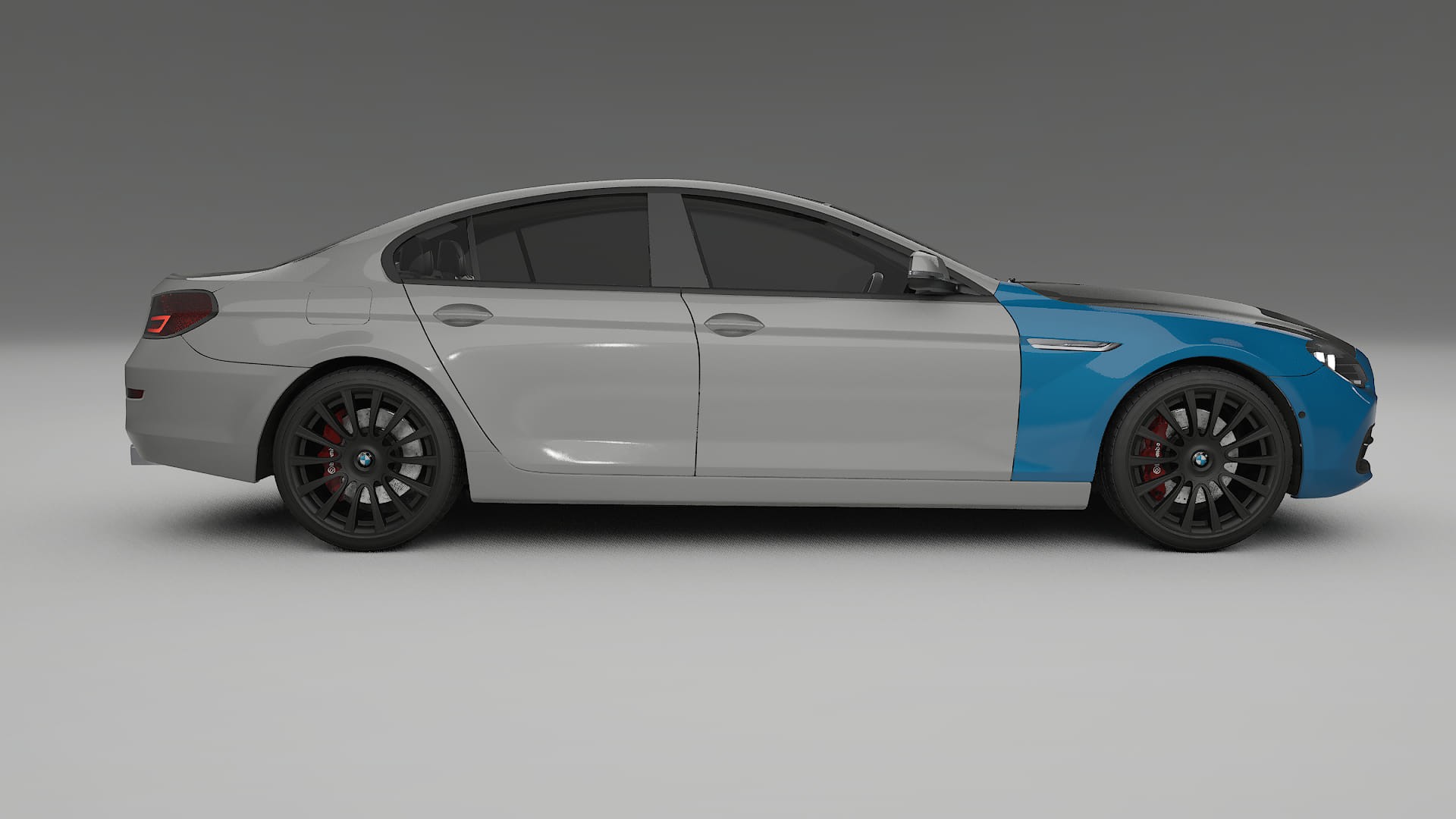 BMW 6 F06 | CrystalGuard PPF Predný kit s kapotou v karbónovom štýle 2