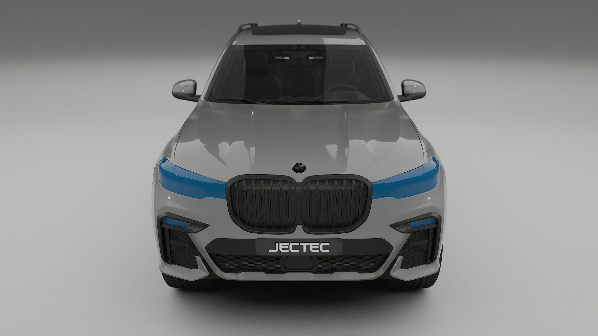 BMW X7 M G07 | CrystalGuard PPF Predný kit s kapotou v karbónovom štýle
