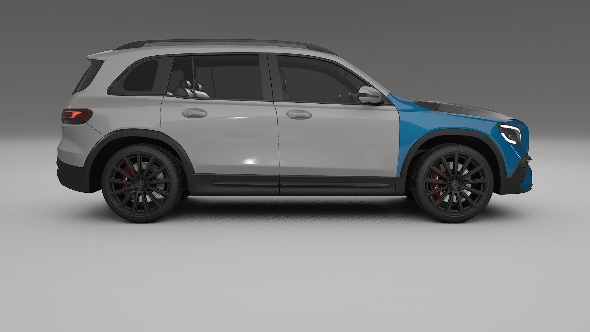 Mercedes AMG GLB | CrystalGuard PPF Predný kit s kapotou v karbónovom štýle