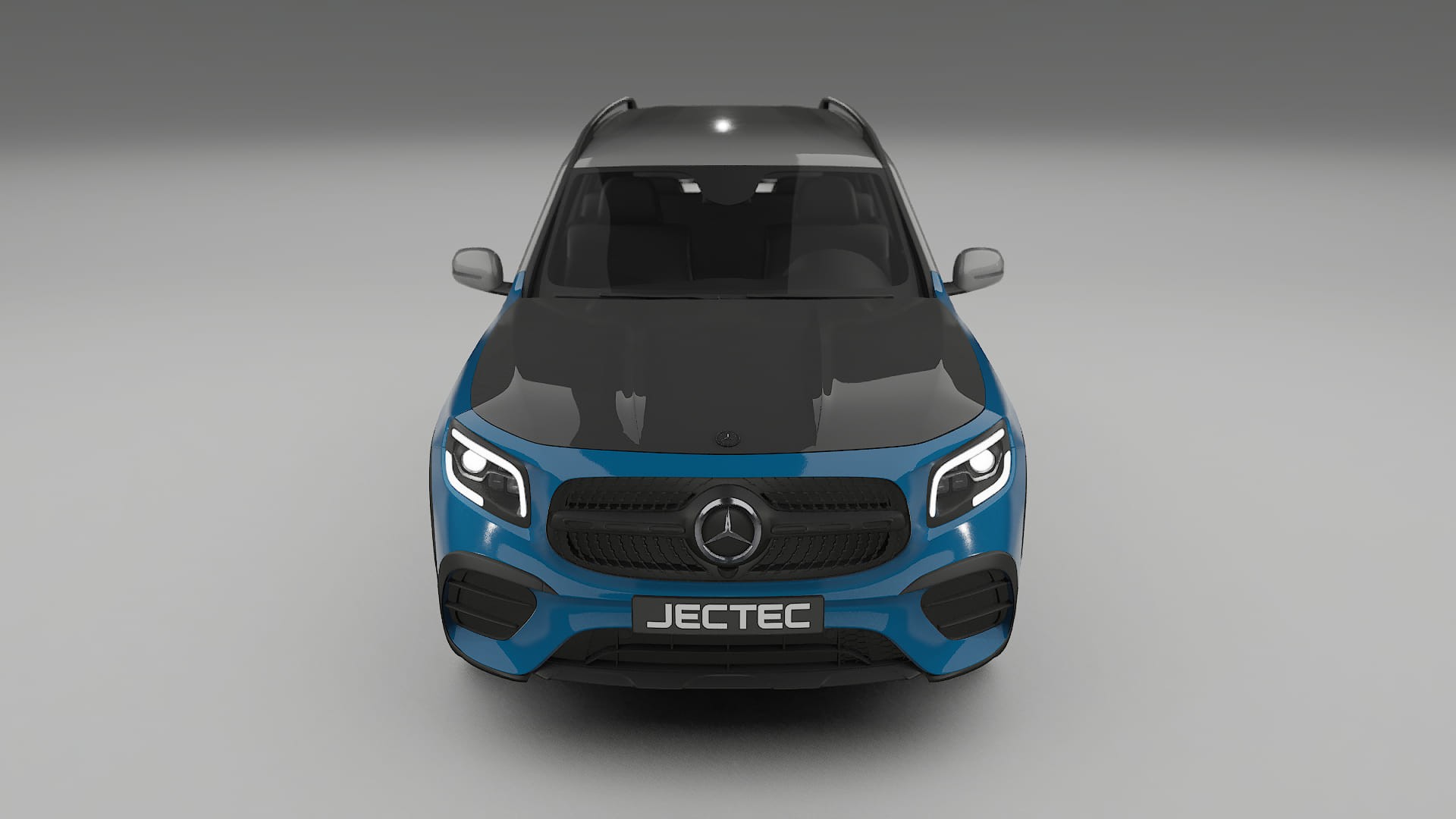 Mercedes AMG GLB | CrystalGuard PPF Predný kit s kapotou v karbónovom štýle
