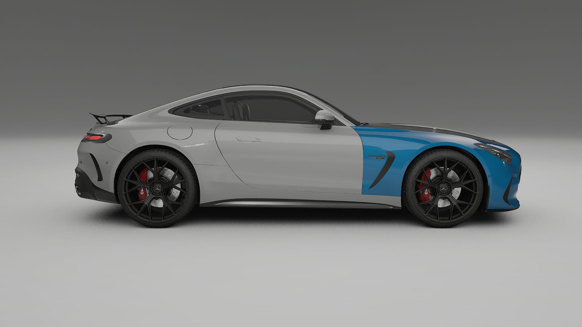Mercedes AMG GT coupe C192 | CrystalGuard PPF Predný kit s kapotou v karbónovom štýle