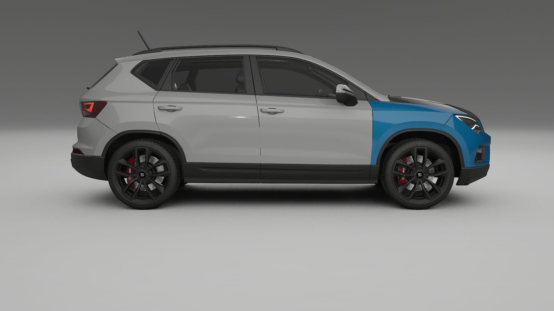 Seat Ateca KH7 | CrystalGuard PPF Predný kit s kapotou v karbónovom štýle