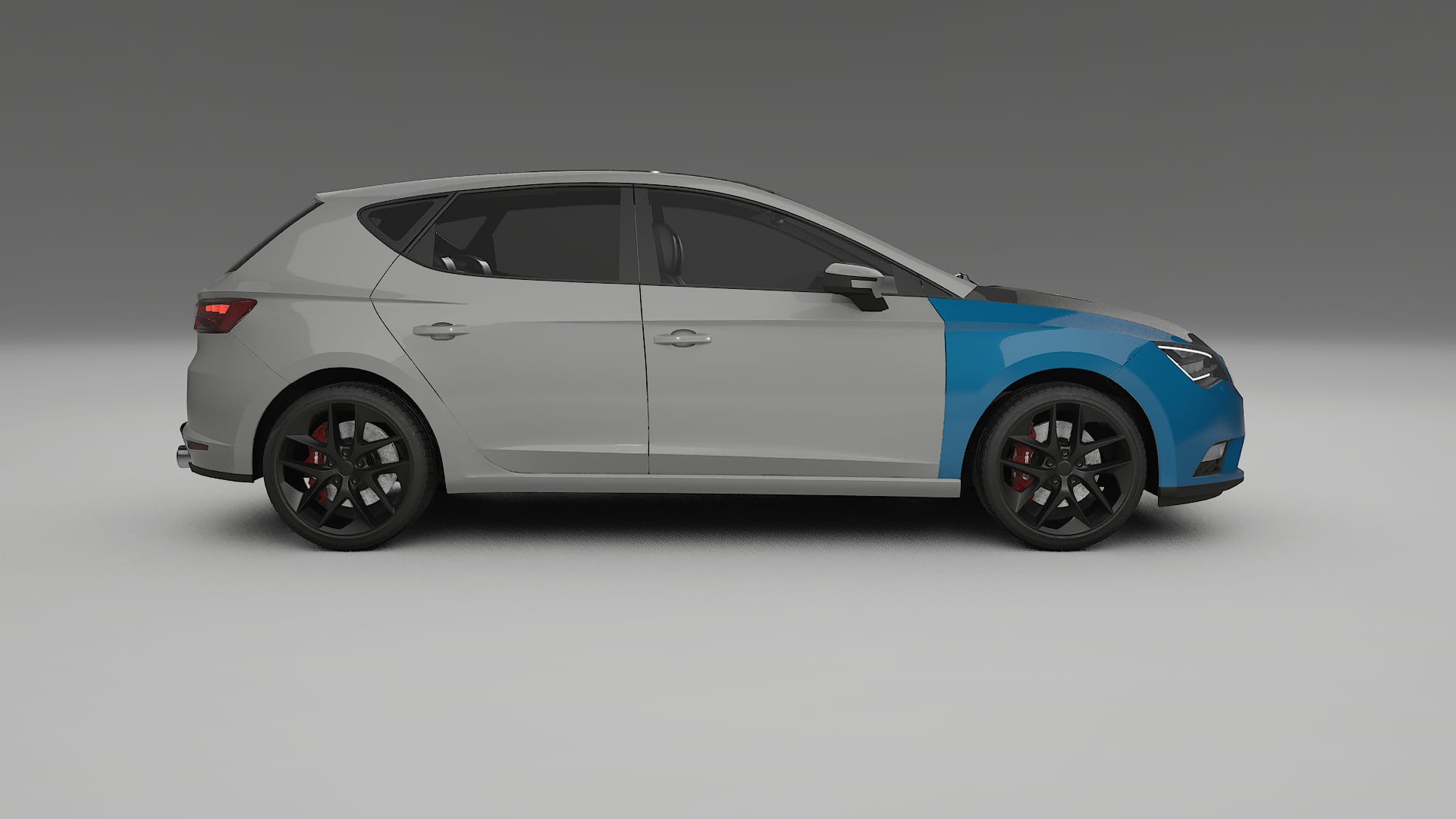 Seat Leon FR 5F | CrystalGuard PPF Predný kit s kapotou v karbónovom štýle