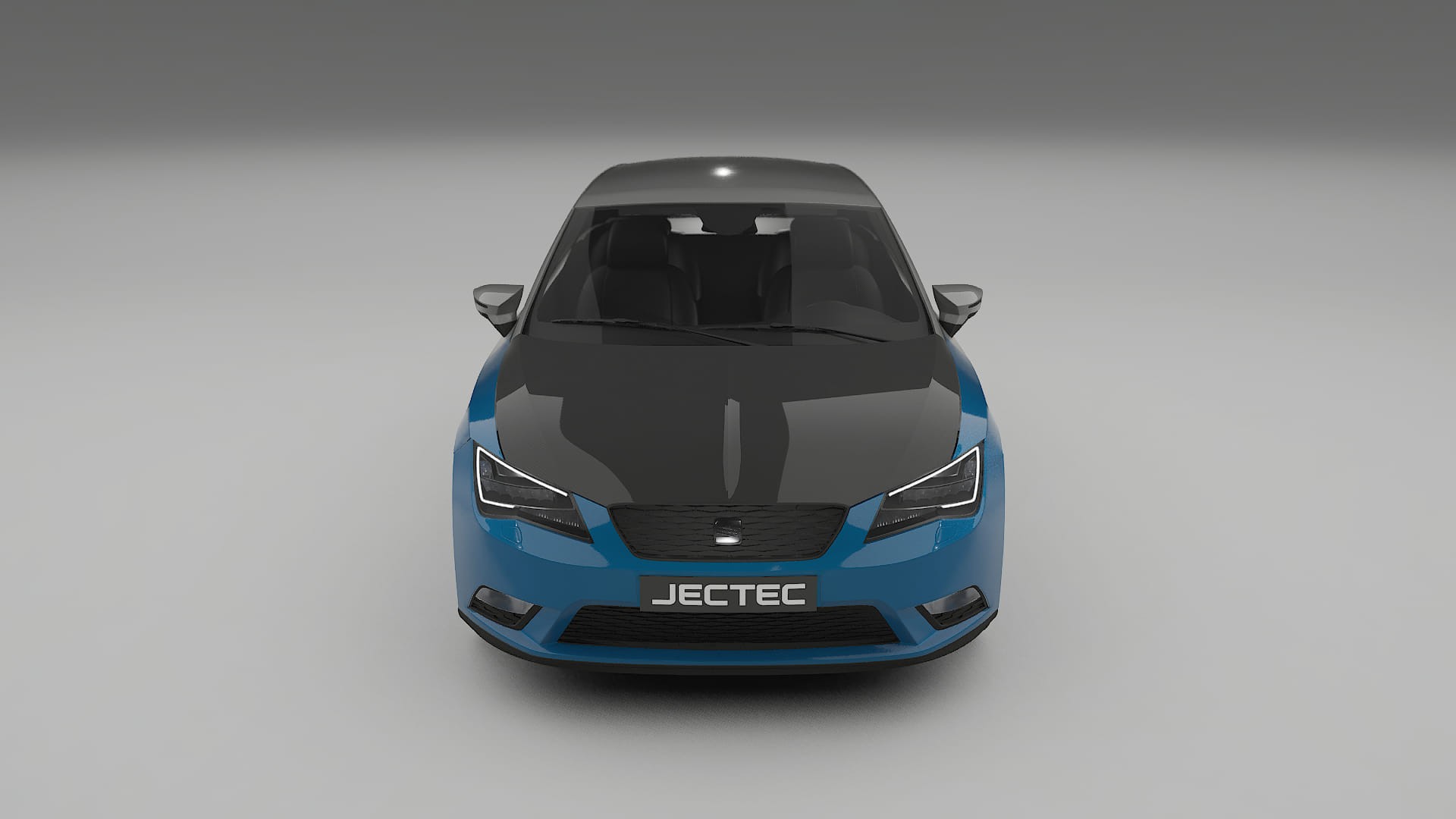 Seat Leon FR 5F | CrystalGuard PPF Predný kit s kapotou v karbónovom štýle