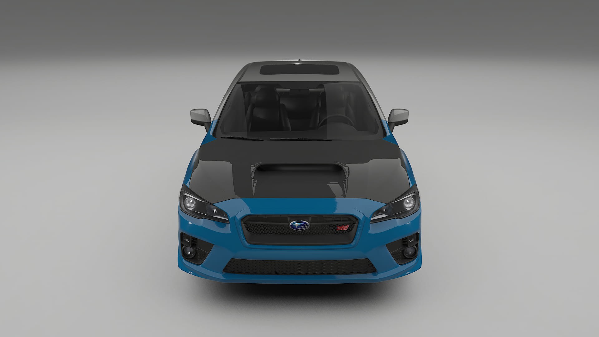 Subaru Impreza WRX Sti VA prefacelift | CrystalGuard PPF Predný kit s kapotou v karbónovom štýle