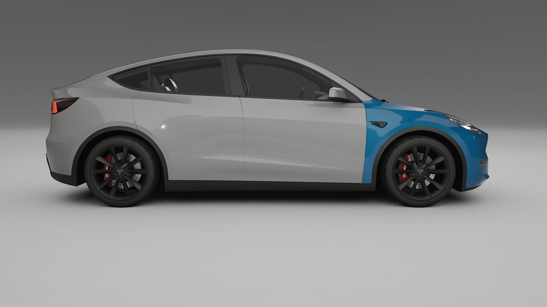 Tesla Model Y | CrystalGuard PPF Predný kit s kapotou v karbónovom štýle