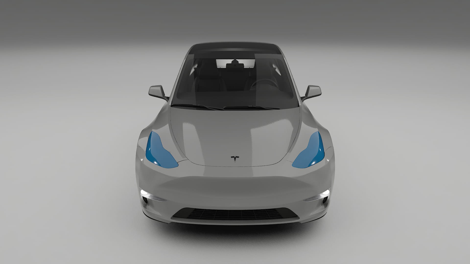 Tesla Model Y | CrystalGuard PPF Predný kit s kapotou v karbónovom štýle
