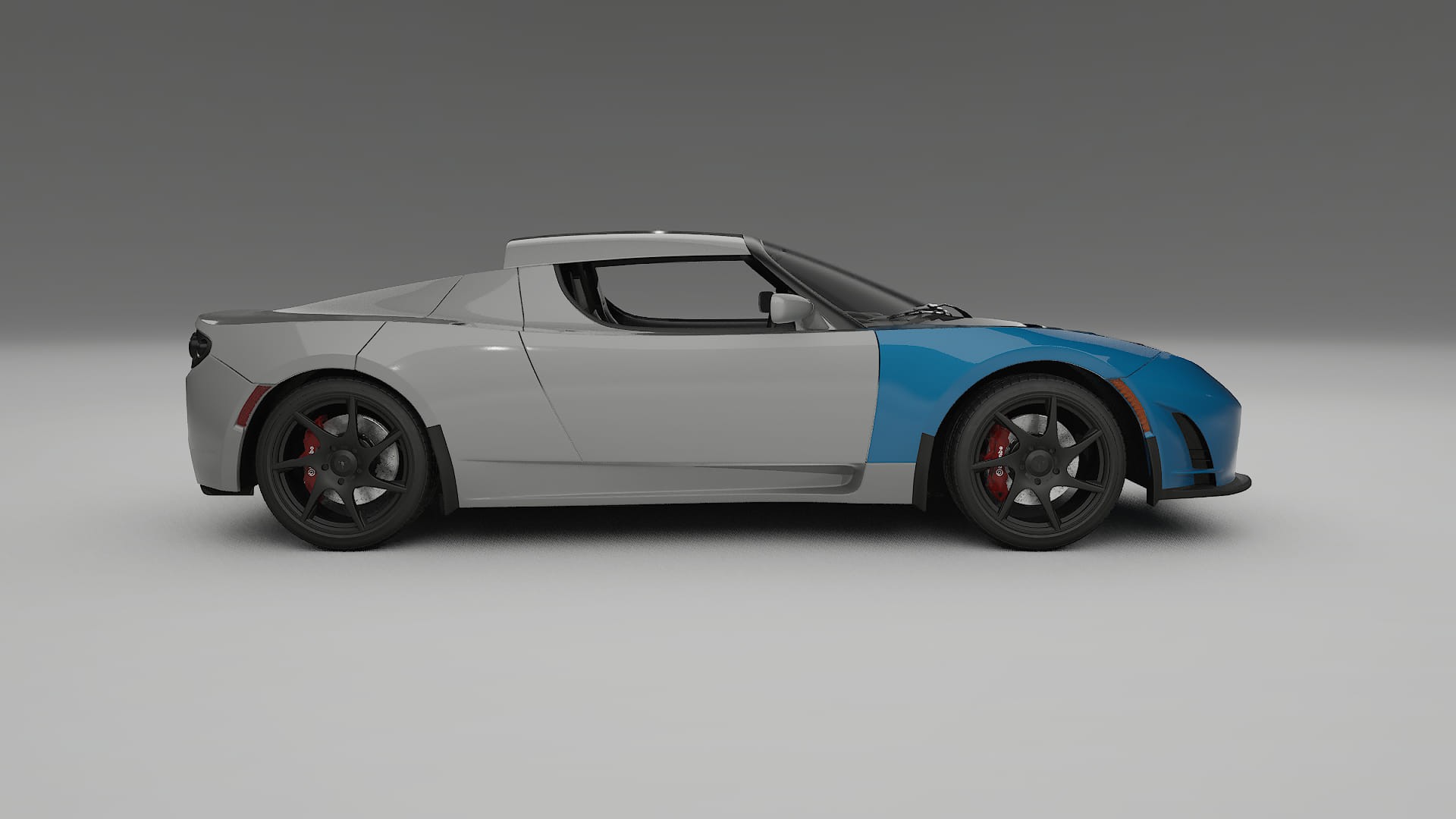 Tesla Roadster 2.5 | CrystalGuard PPF Predný kit s kapotou v karbónovom štýle