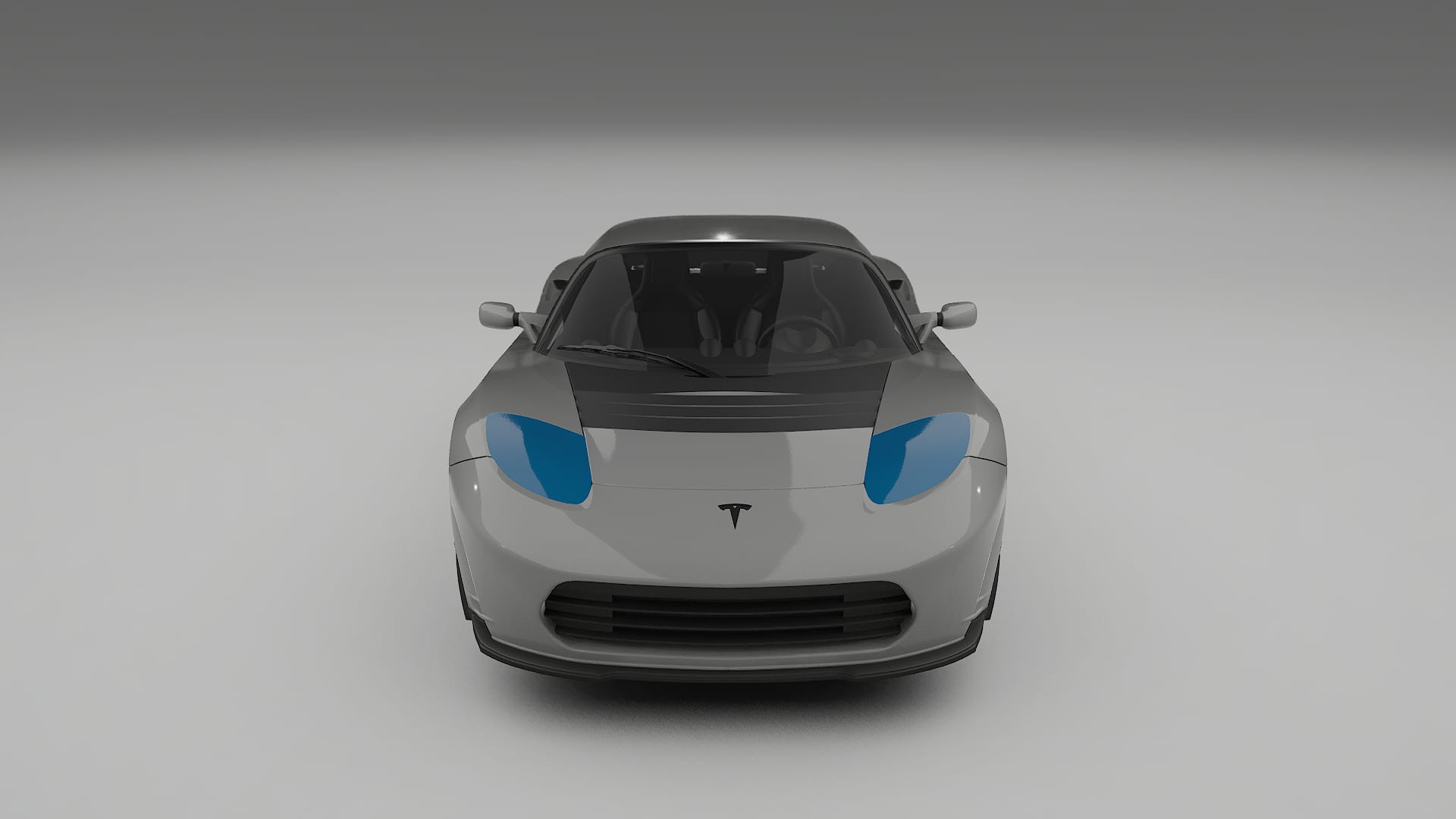 Tesla Roadster 2.5 | CrystalGuard PPF Predný kit s kapotou v karbónovom štýle
