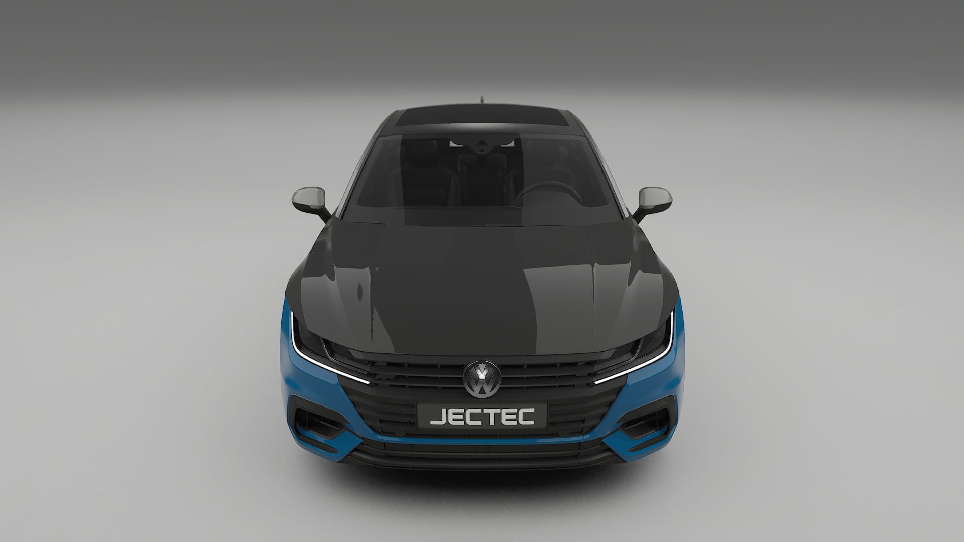 VW Arteon R 3H prefacelift | CrystalGuard PPF Predný kit s kapotou v karbónovom štýle