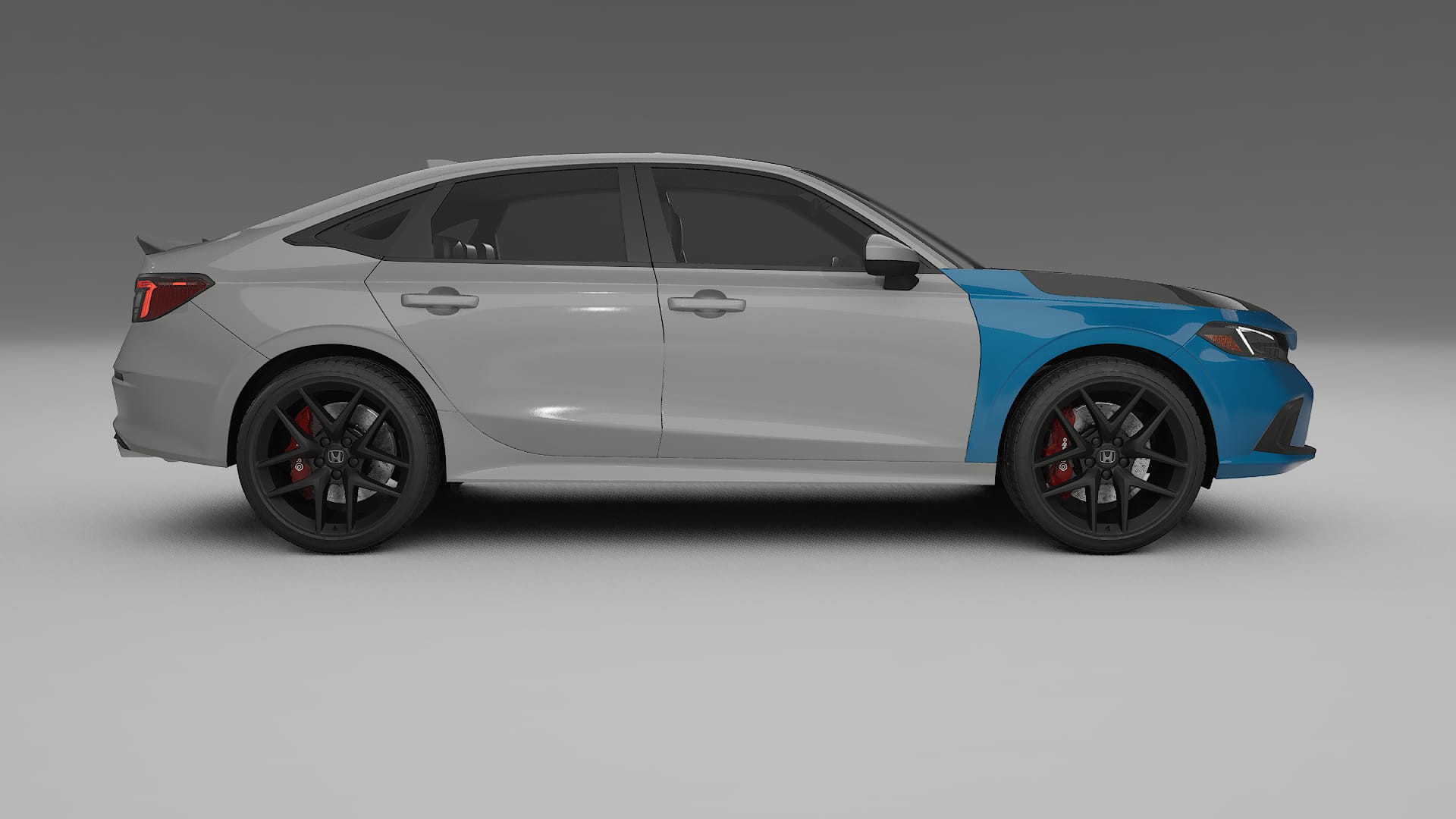 Honda Civic Si | CrystalGuard PPF Predný kit s kapotou v karbónovom štýle
