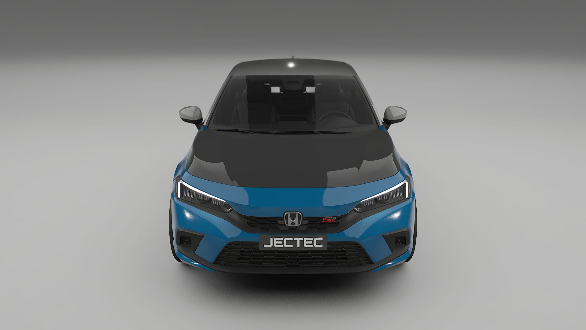 Honda Civic Si | CrystalGuard PPF Predný kit s kapotou v karbónovom štýle