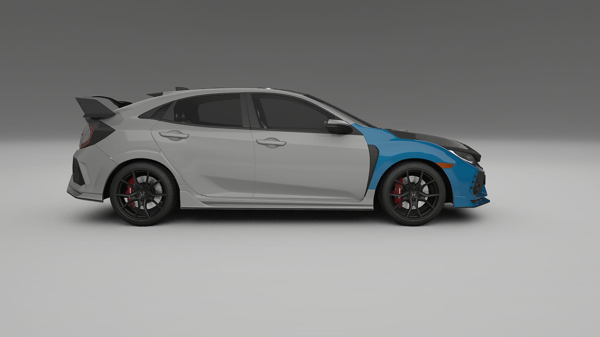 Honda Civic Type-R | CrystalGuard PPF Predný kit s kapotou v karbónovom štýle