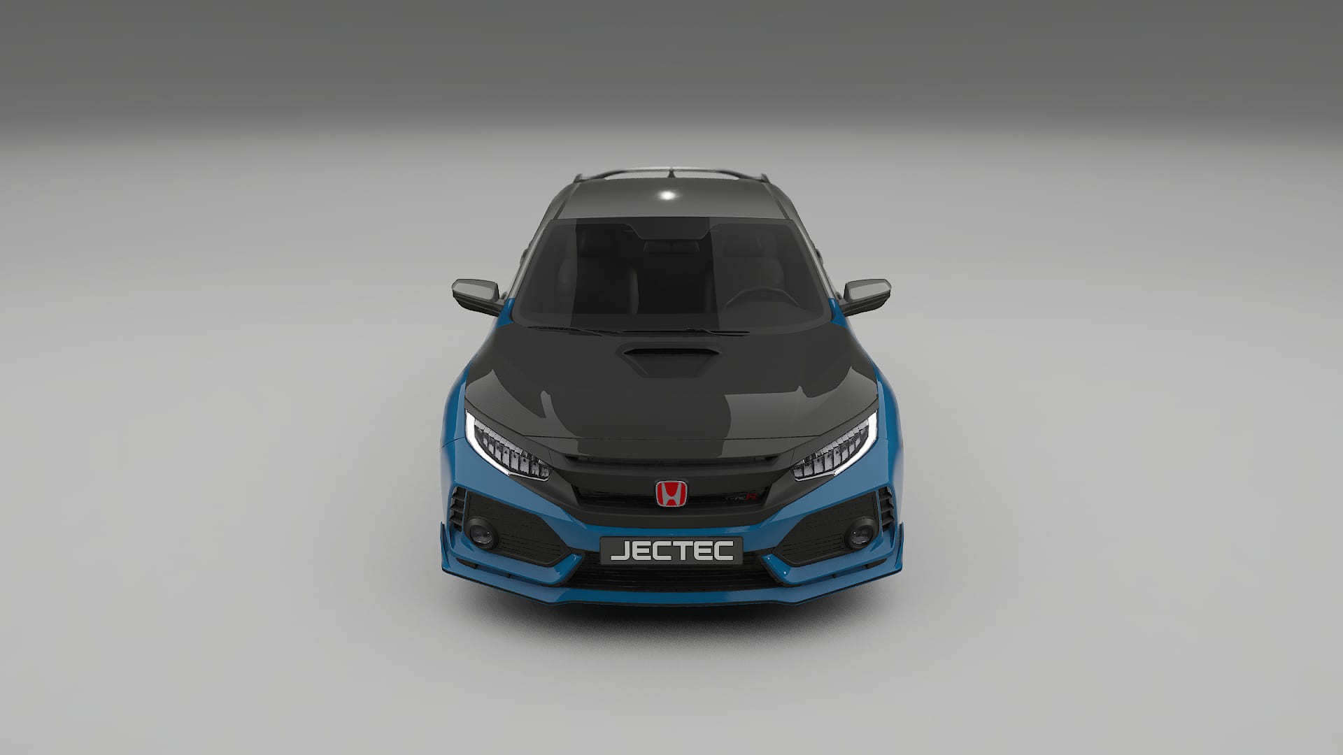 Honda Civic Type-R | CrystalGuard PPF Predný kit s kapotou v karbónovom štýle