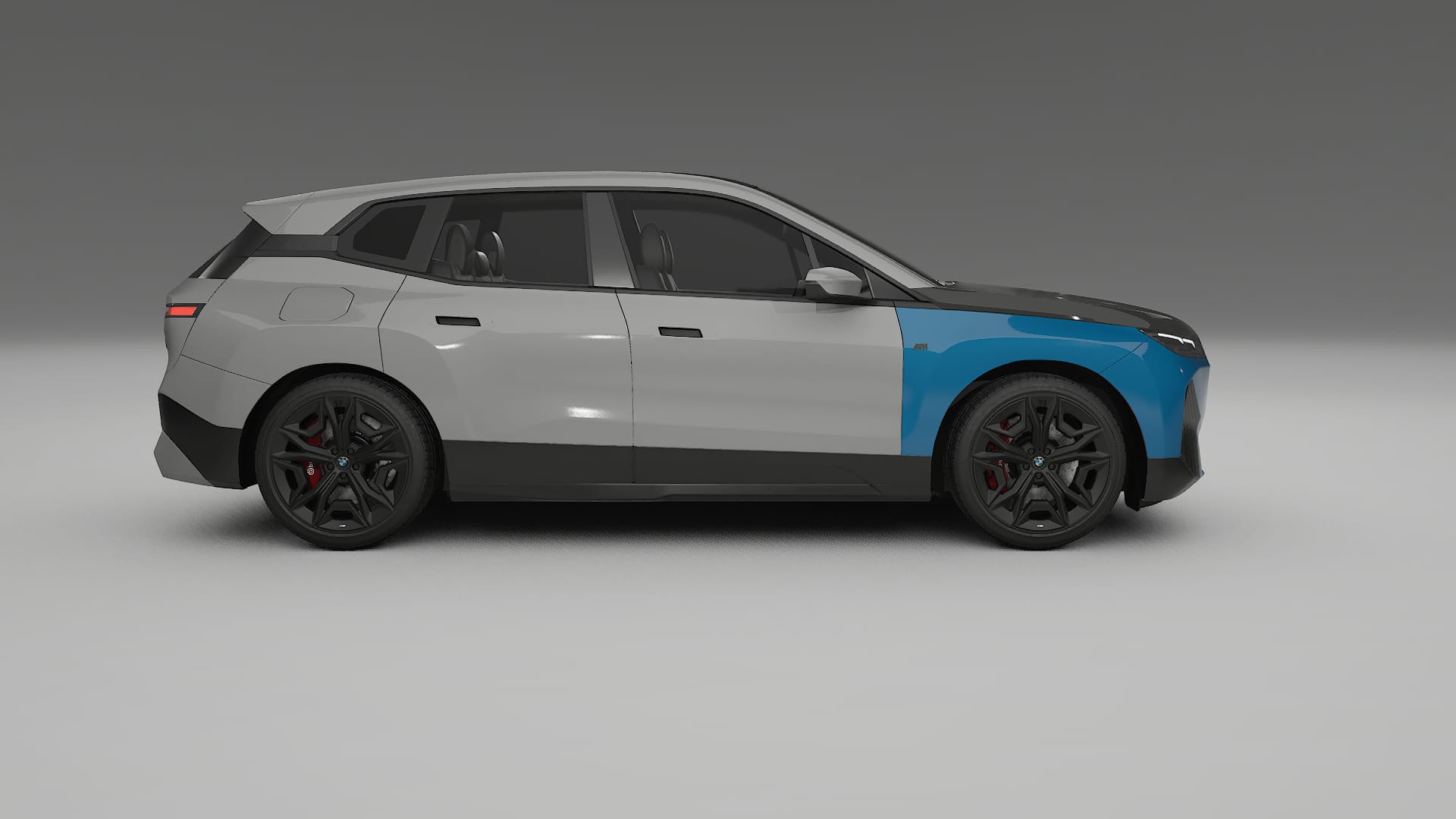 BMW iX M60 | CrystalGuard PPF Predný kit s kapotou v karbónovom štýle