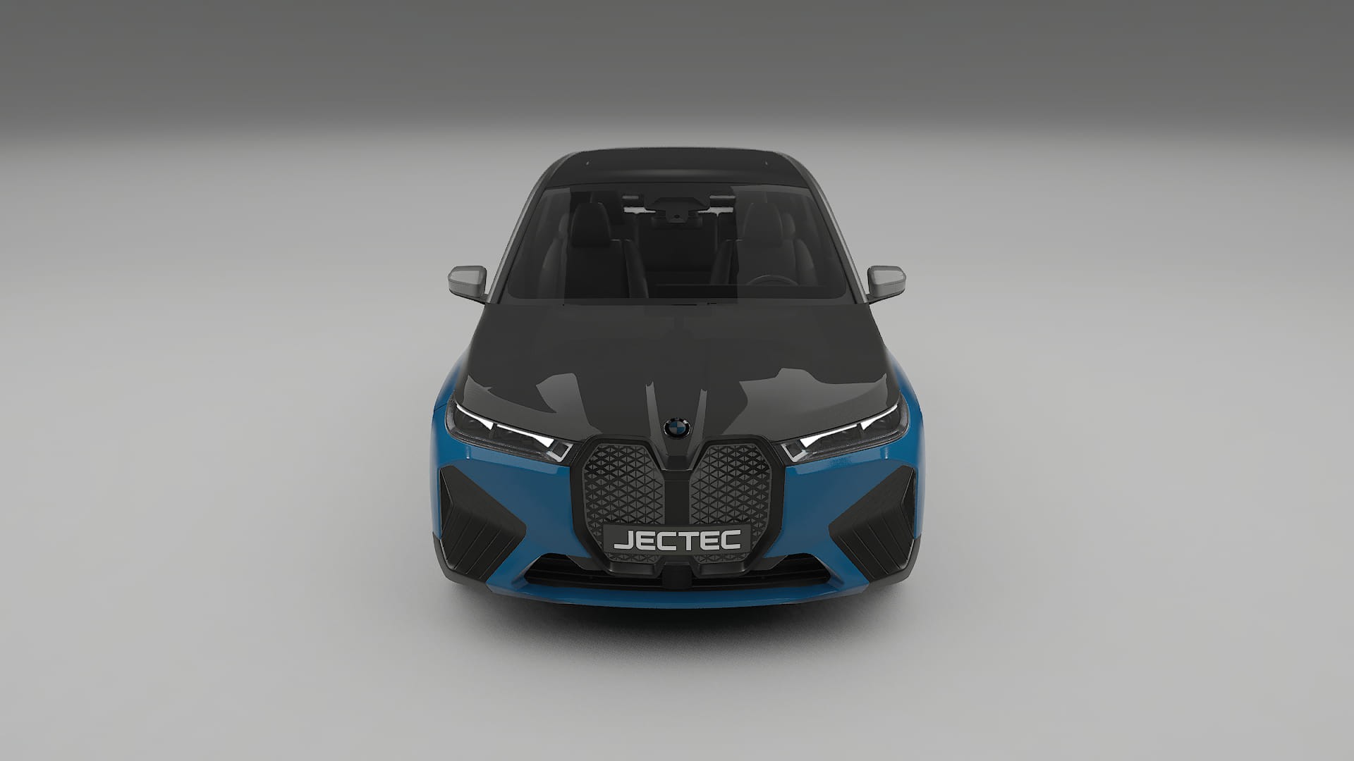 BMW iX M60 | CrystalGuard PPF Predný kit s kapotou v karbónovom štýle