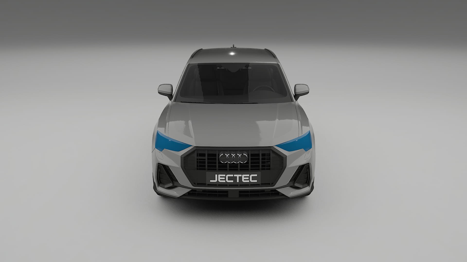 Audi Q3 S-Line F3 | CrystalGuard PPF Predný kit s kapotou v karbónovom štýle
