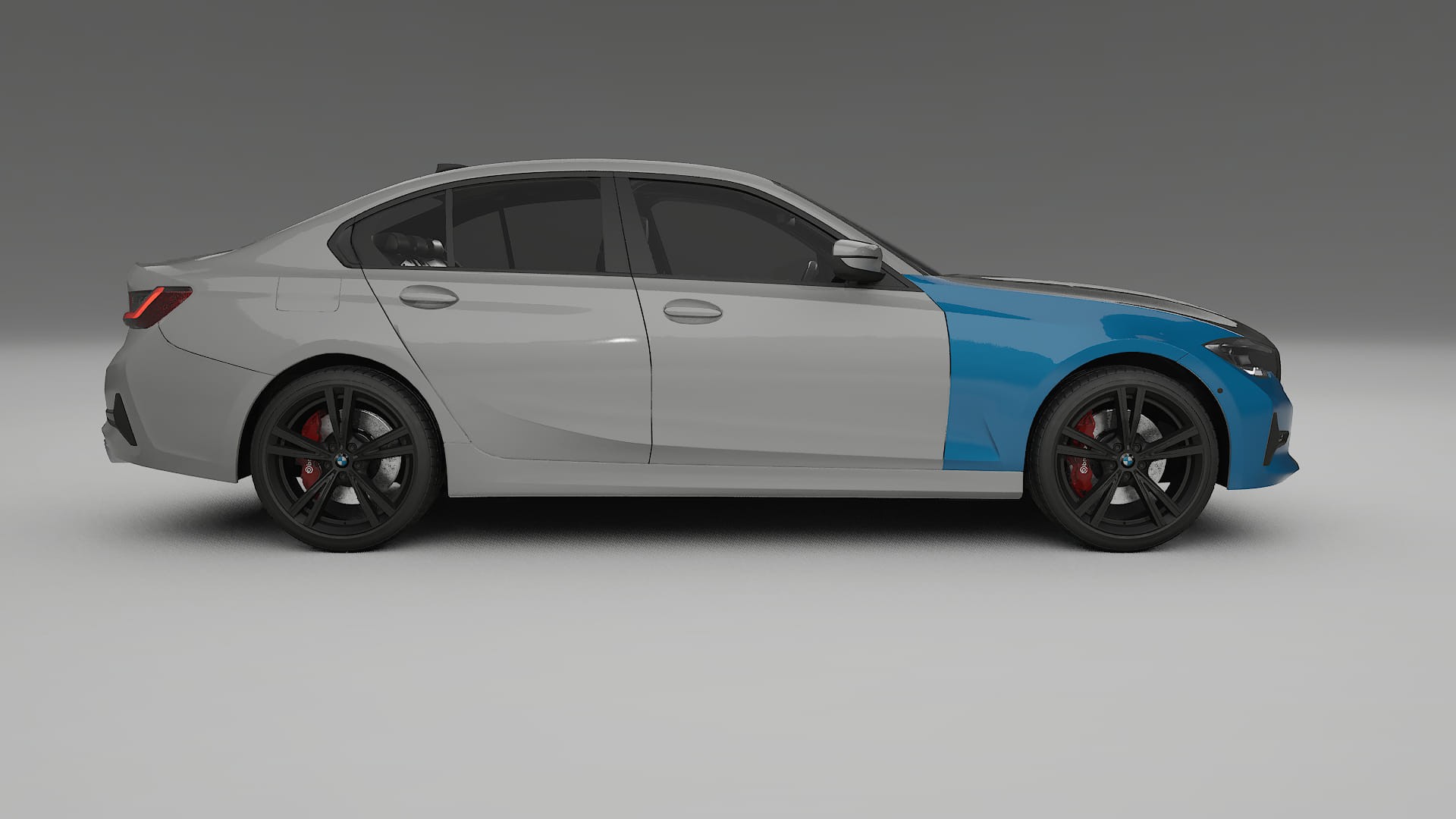 BMW 3 G20 prefacelift | CrystalGuard PPF Predný kit s kapotou v karbónovom štýle