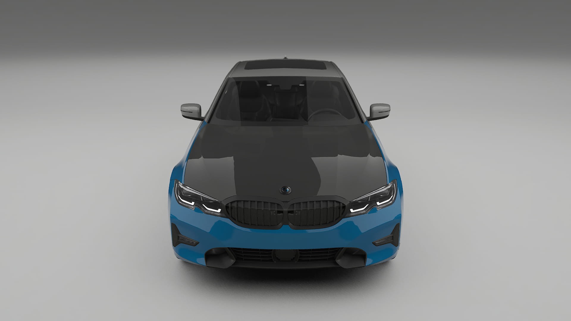 BMW 3 G20 prefacelift | CrystalGuard PPF Predný kit s kapotou v karbónovom štýle
