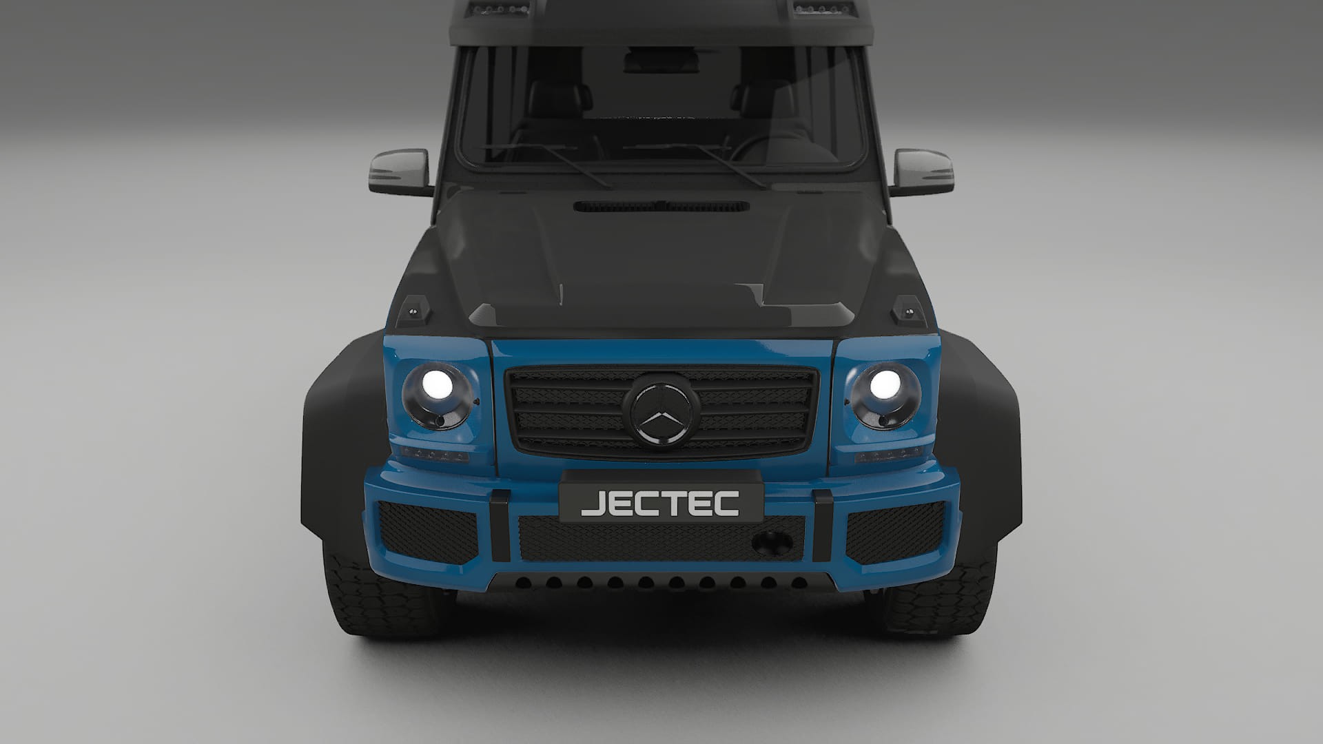 Mercedes G-class 4x4 W463 | CrystalGuard PPF Predný kit s kapotou v karbónovom štýle