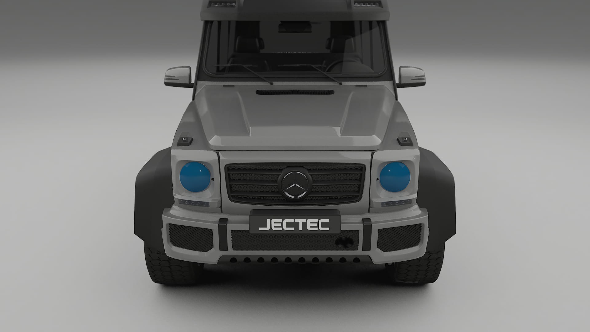 Mercedes G-class 4x4 W463 | CrystalGuard PPF Predný kit s kapotou v karbónovom štýle