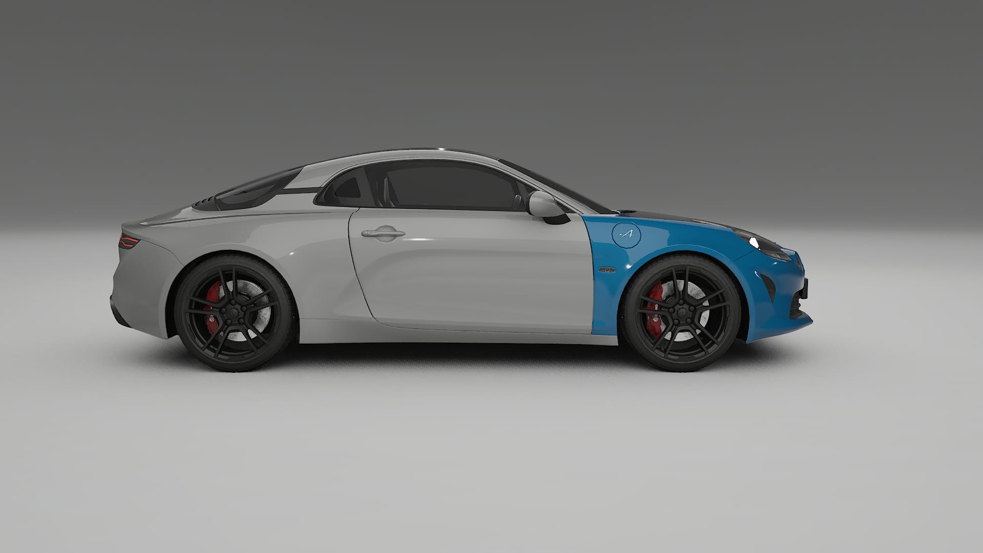 Renault Alpine A110 | CrystalGuard PPF Predný kit s kapotou v karbónovom štýle