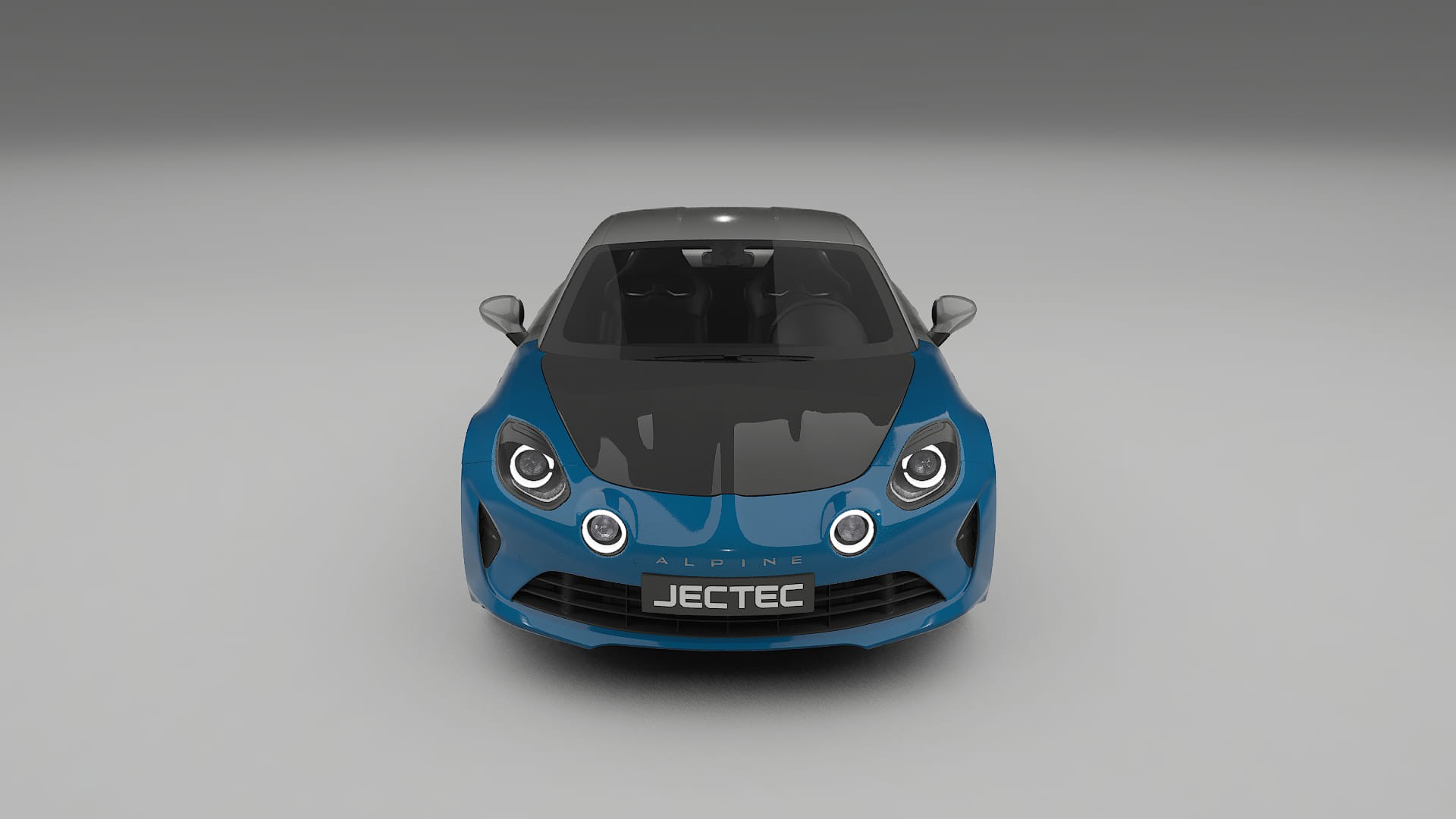 Renault Alpine A110 | CrystalGuard PPF Predný kit s kapotou v karbónovom štýle