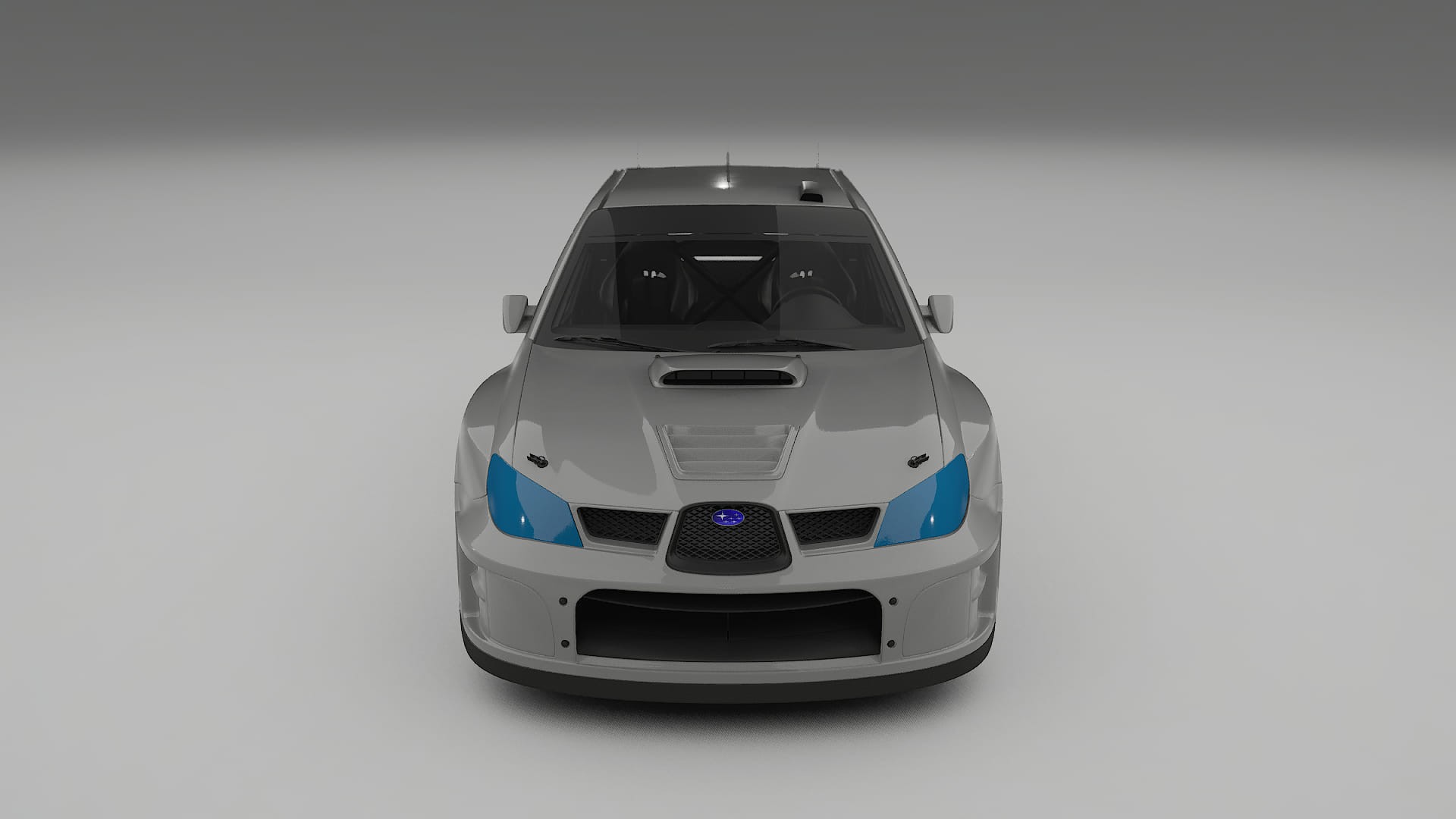 Subaru Impreza WRC GD | CrystalGuard PPF Predný kit s kapotou v karbónovom štýle